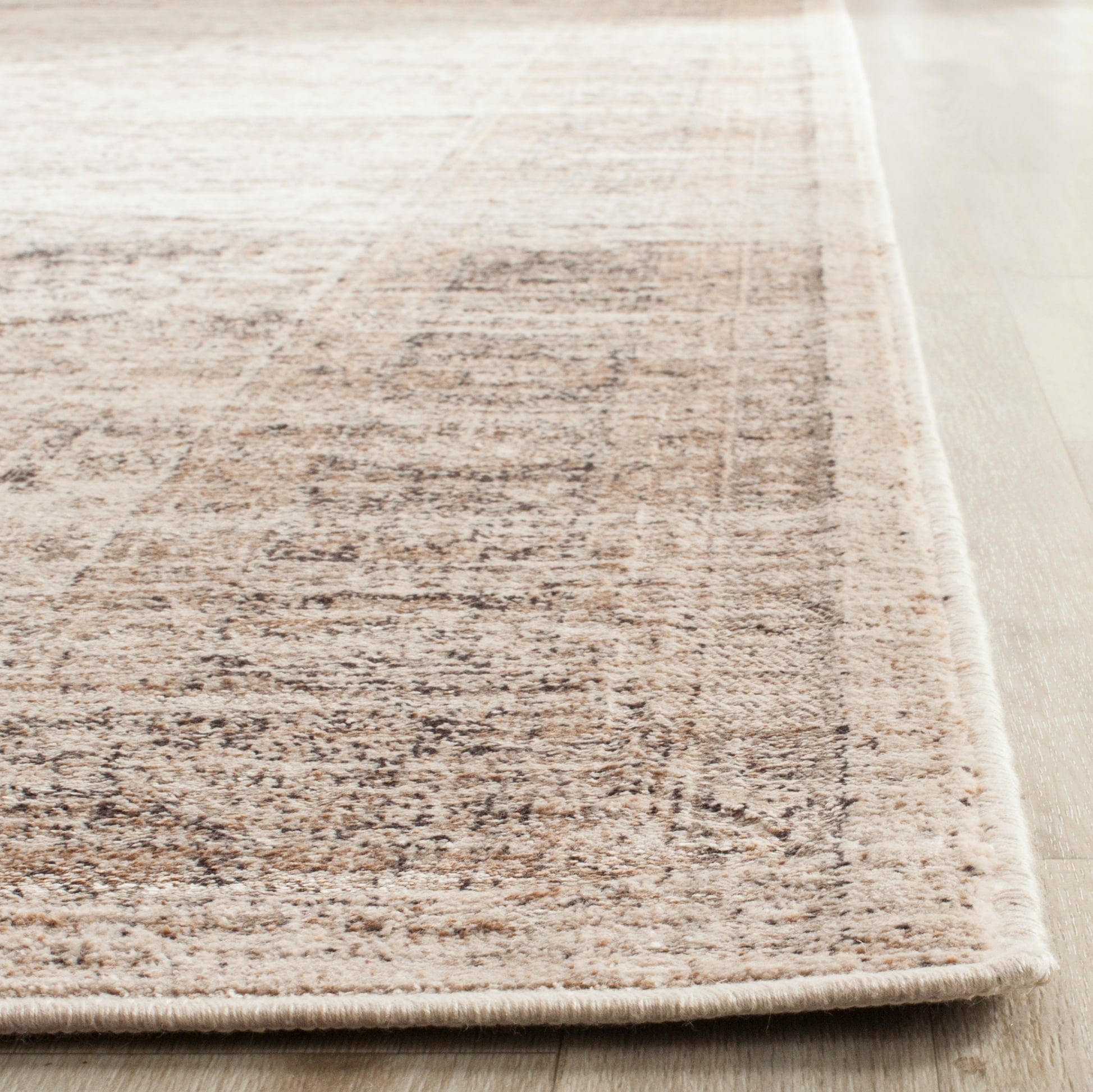 Vintage Stone 2' x 3' Hand-Knotted Viscose Rug
