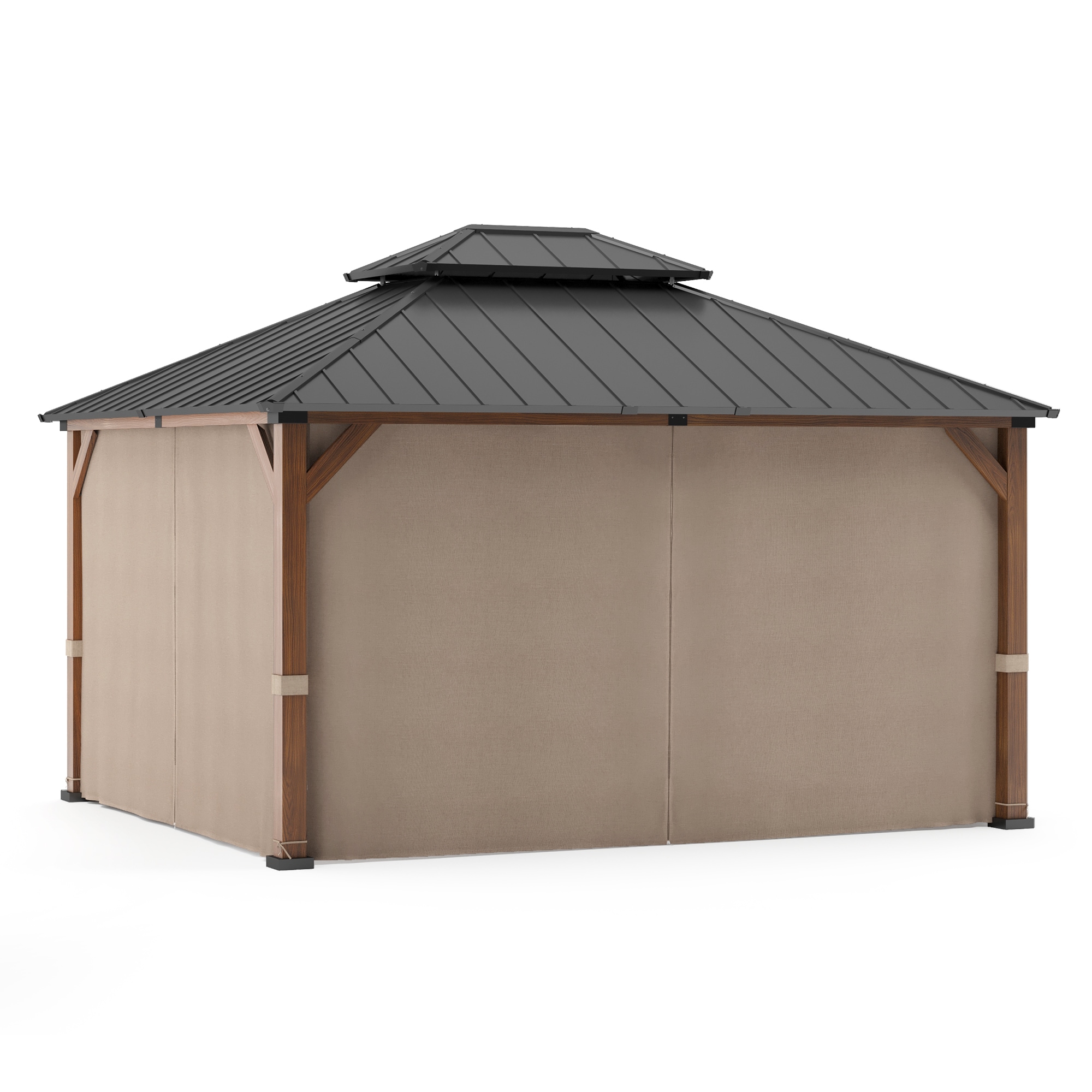 LUE BONA TL-002-1LS Wood-Resin-Gazebos - View #2