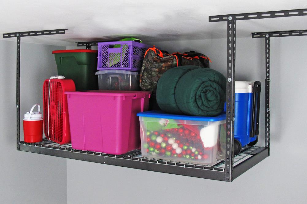 MonsterRax Overhead Storage Rack, Hammertone