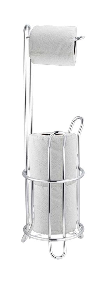 Home Basics Free-Standing Stainless Steel Paper Towel Holder with