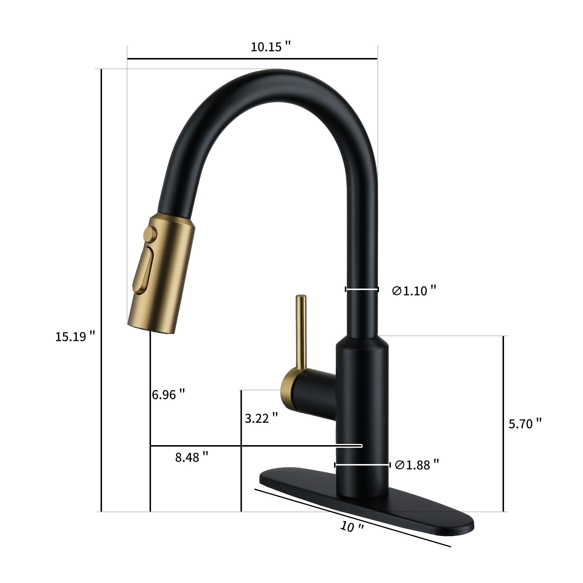 Clihome DG-KF03LSJ Kitchen-Faucets - View #2