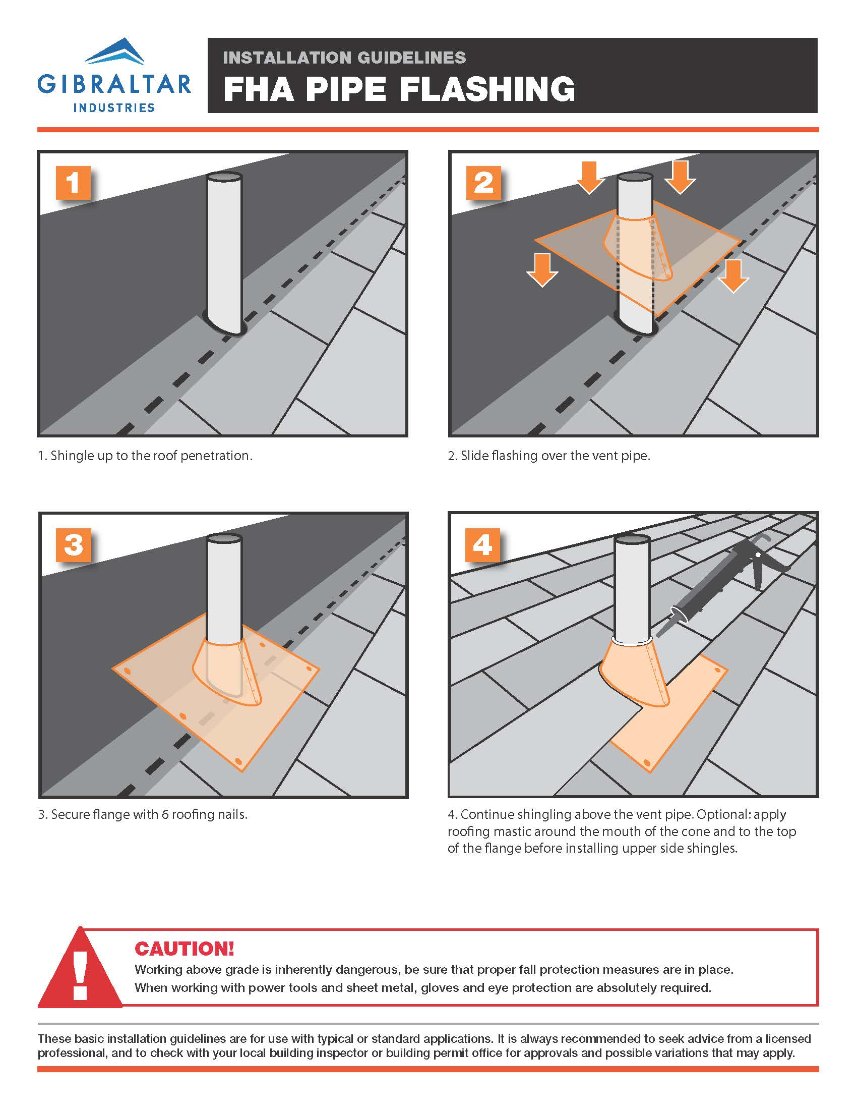 Gibraltar Building Products RJ15FHA-SP Vent-Pipe-Flashing - View #7
