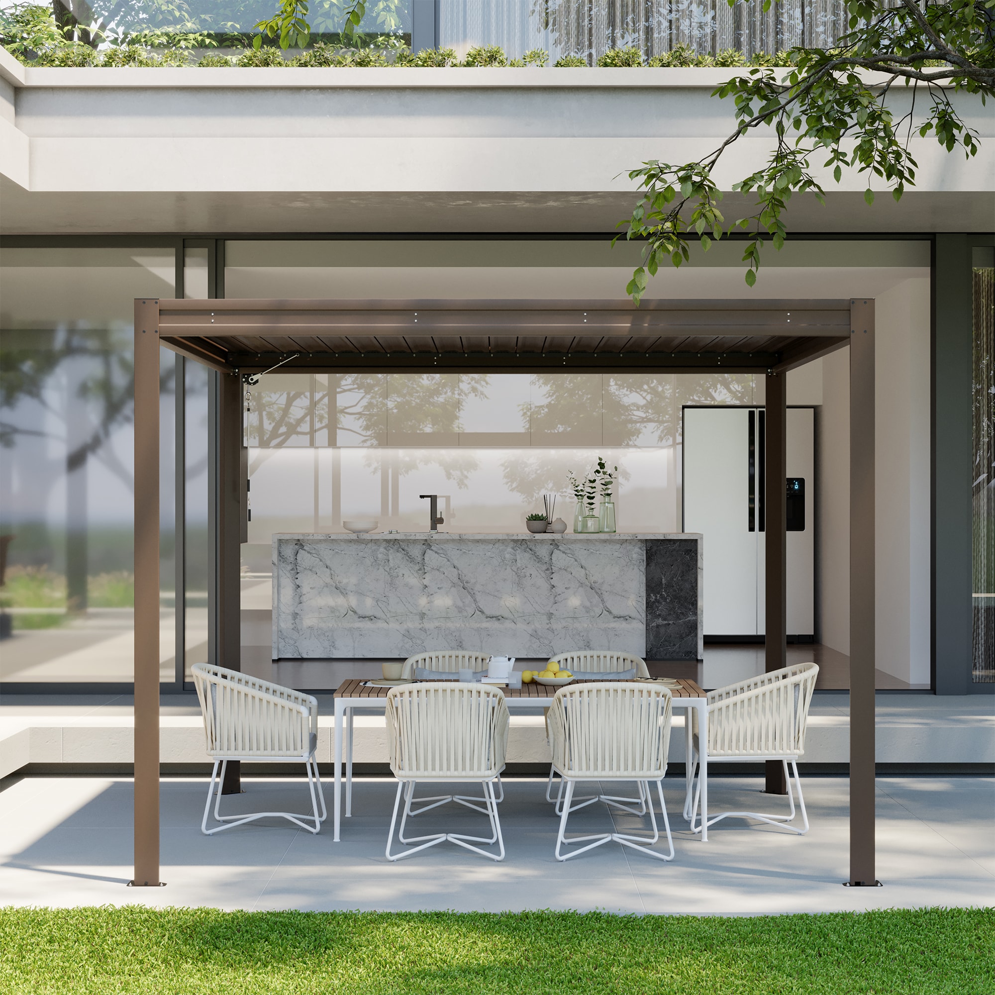 Mondawe MD-LGMF1630-BR Pergolas-2 - View #12