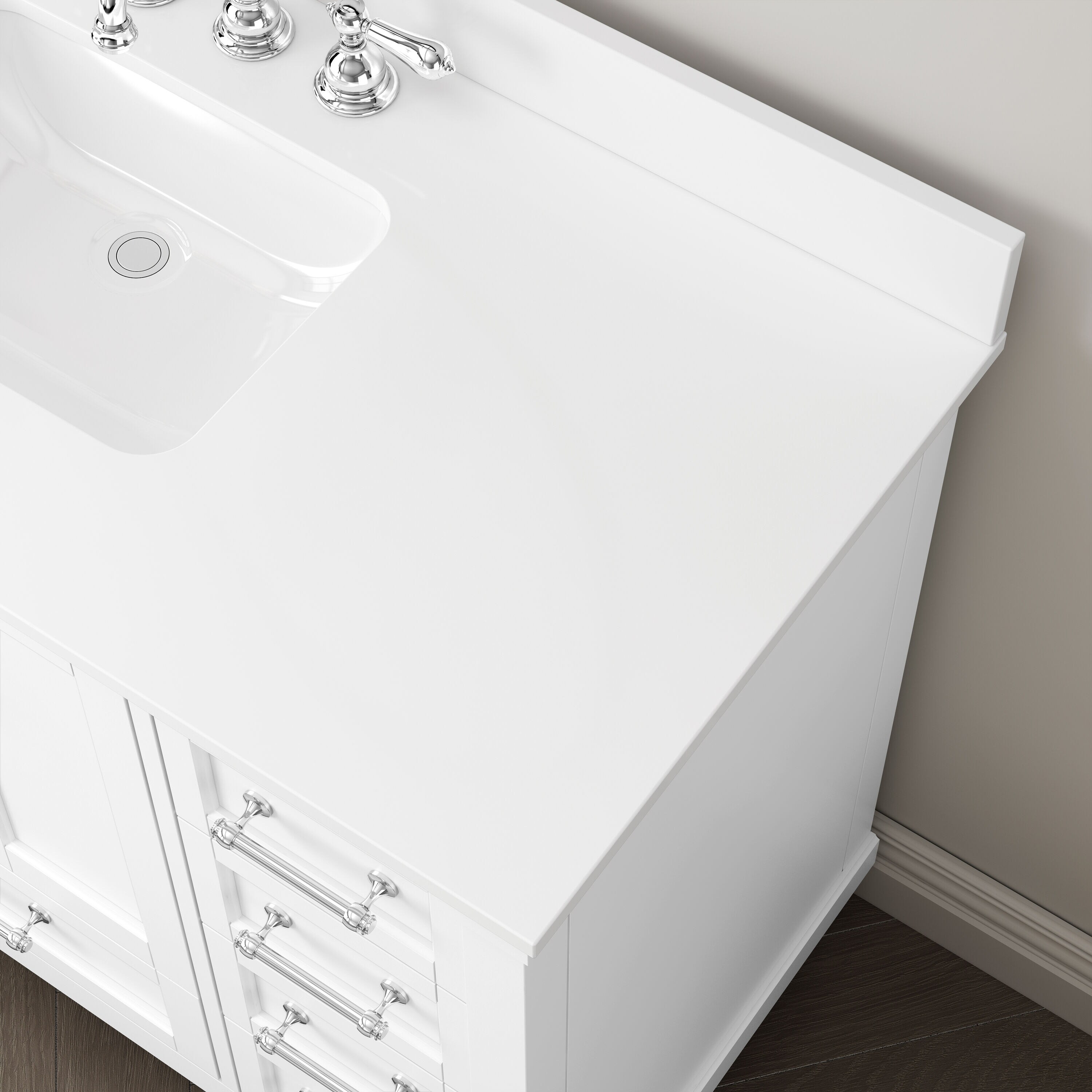 allen + roth TJ02-08V3622WH Bath-Vanity-Combo - View #10