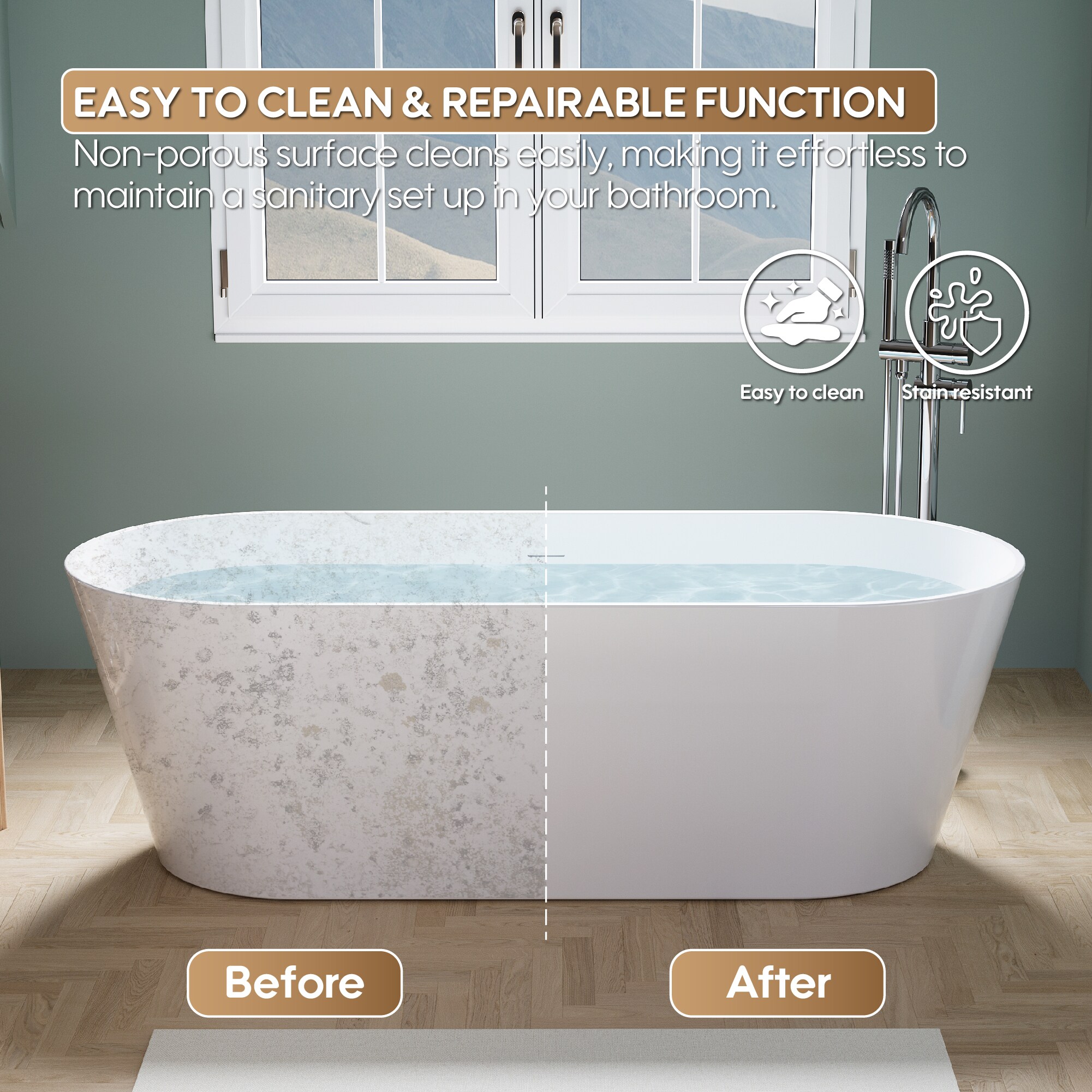 WELLFOR TO-ED-BV30GYBK bathtubs - View #12