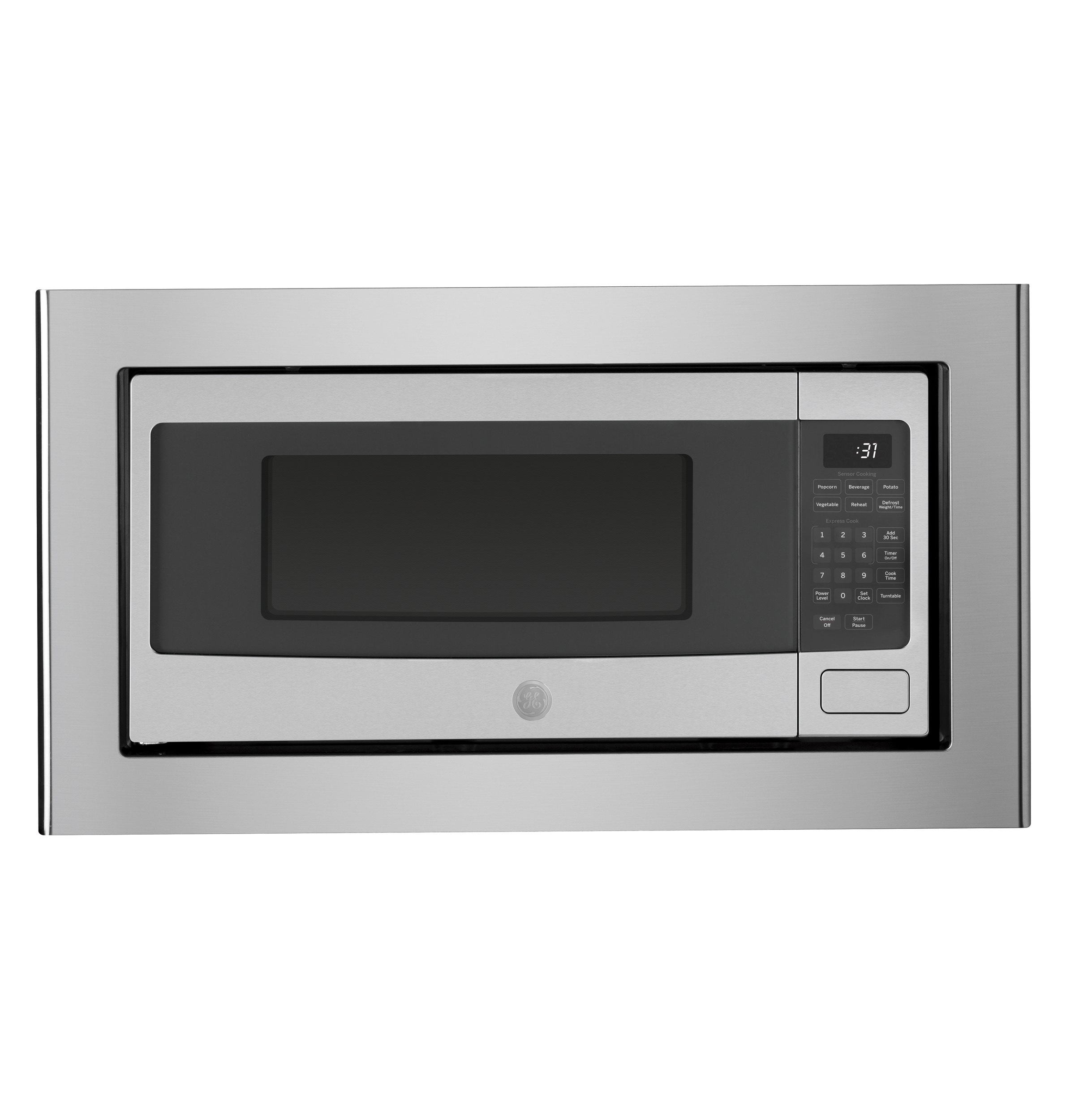 GE Profile 24 in. 1.1 cu.ft Countertop Microwave with 10 Power Levels &  Sensor Cooking Controls - Stainless Steel