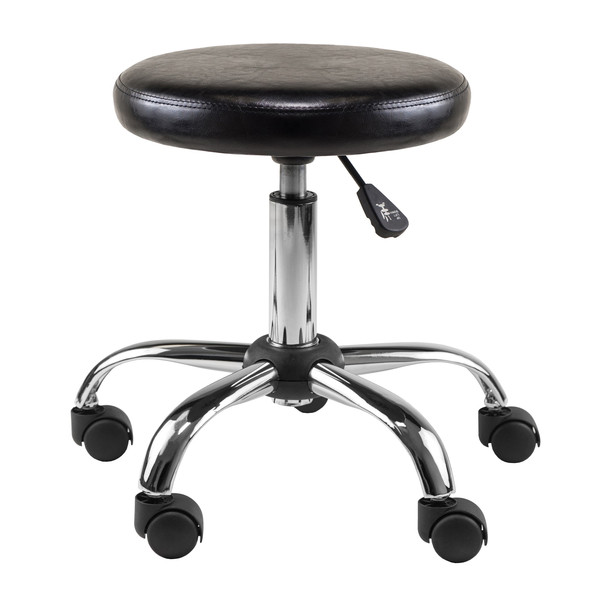 Winsome Wood Paris Set of 2 Airlift Swivel Stool with PU Leather Seat WIN-93232 