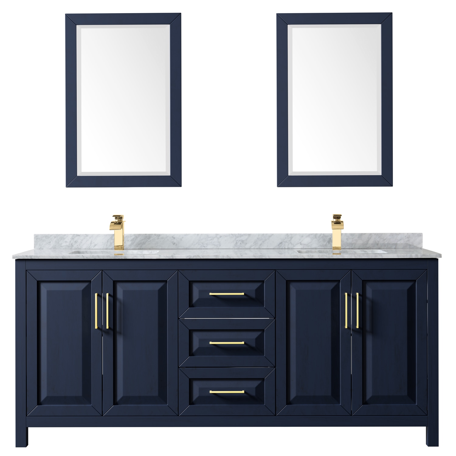 Wyndham Collection WCV252580DBLCMUNSM24 Bath-Vanity-Combo - View #3
