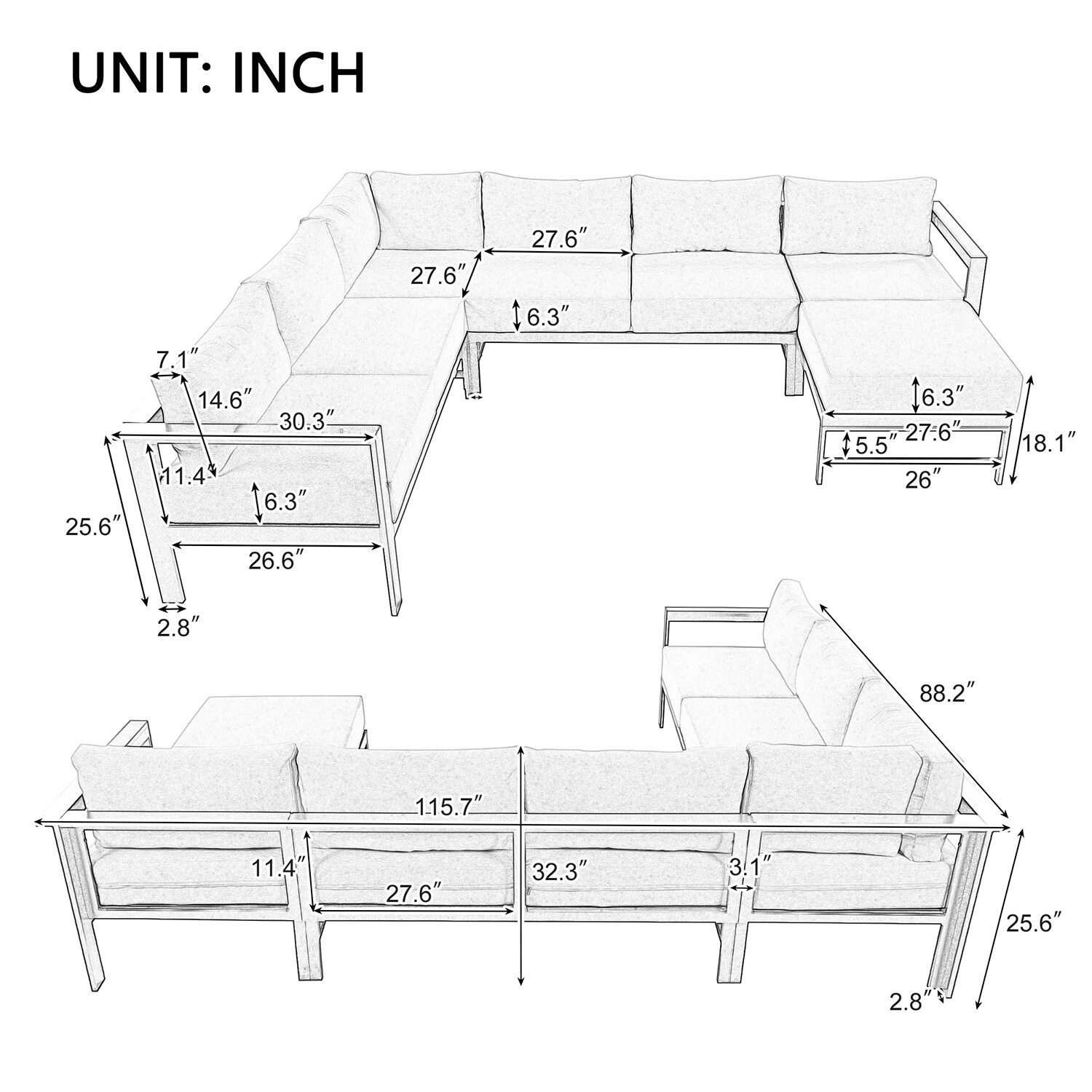 Bybafun YA0200223 Patio-Sofas-Daybeds - View #4