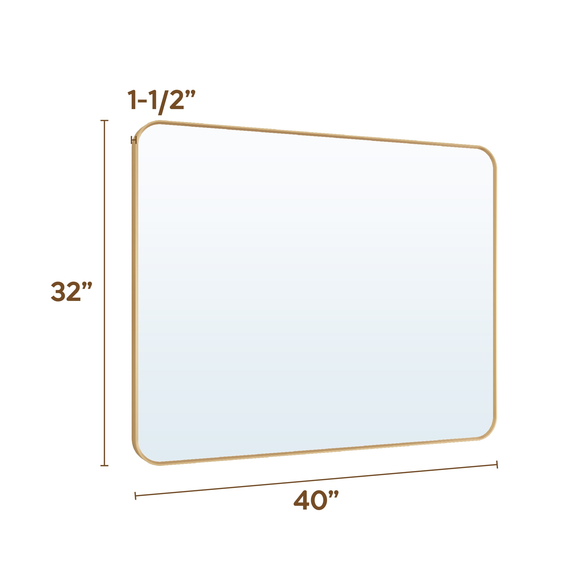 WELLFOR F1MR4032BG Framed-Bath-Mirrors - View #11