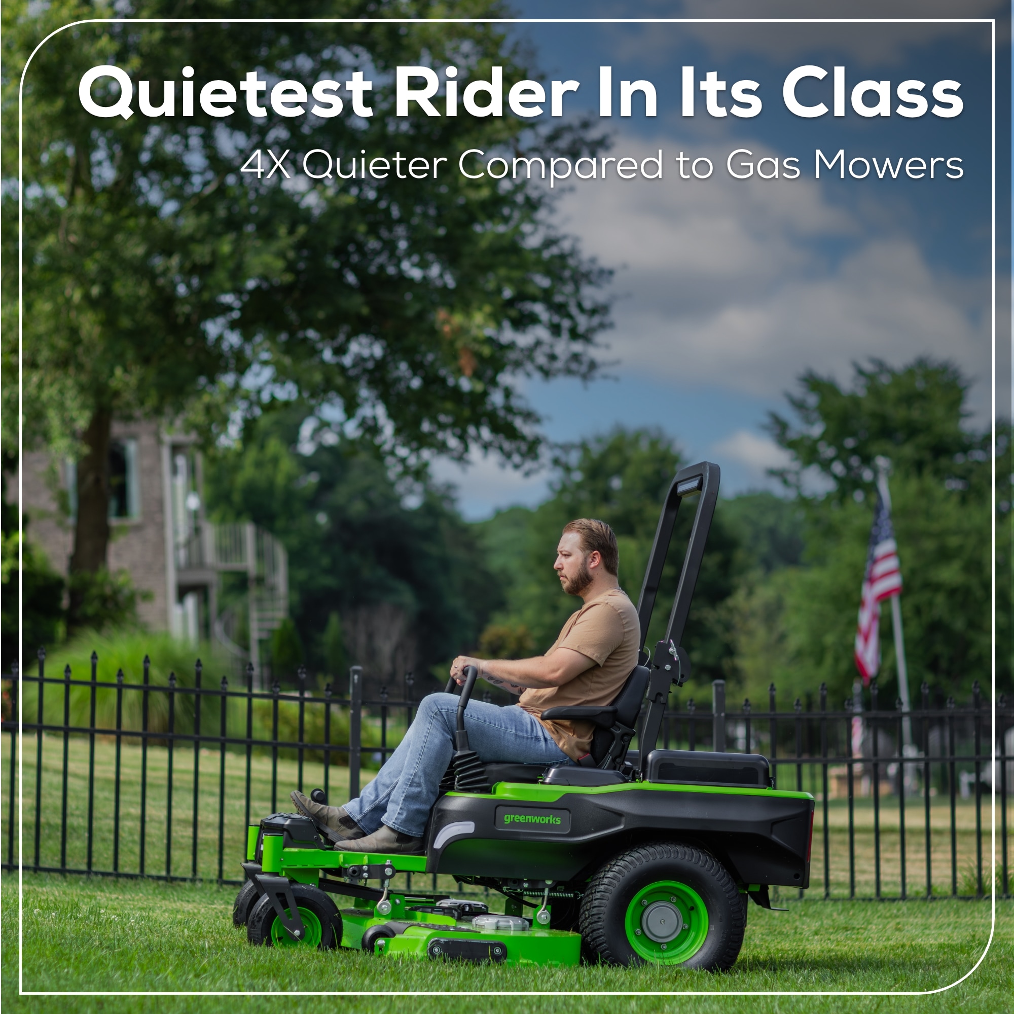 Greenworks MZ548 Zero-Turn-Mowers - View #14
