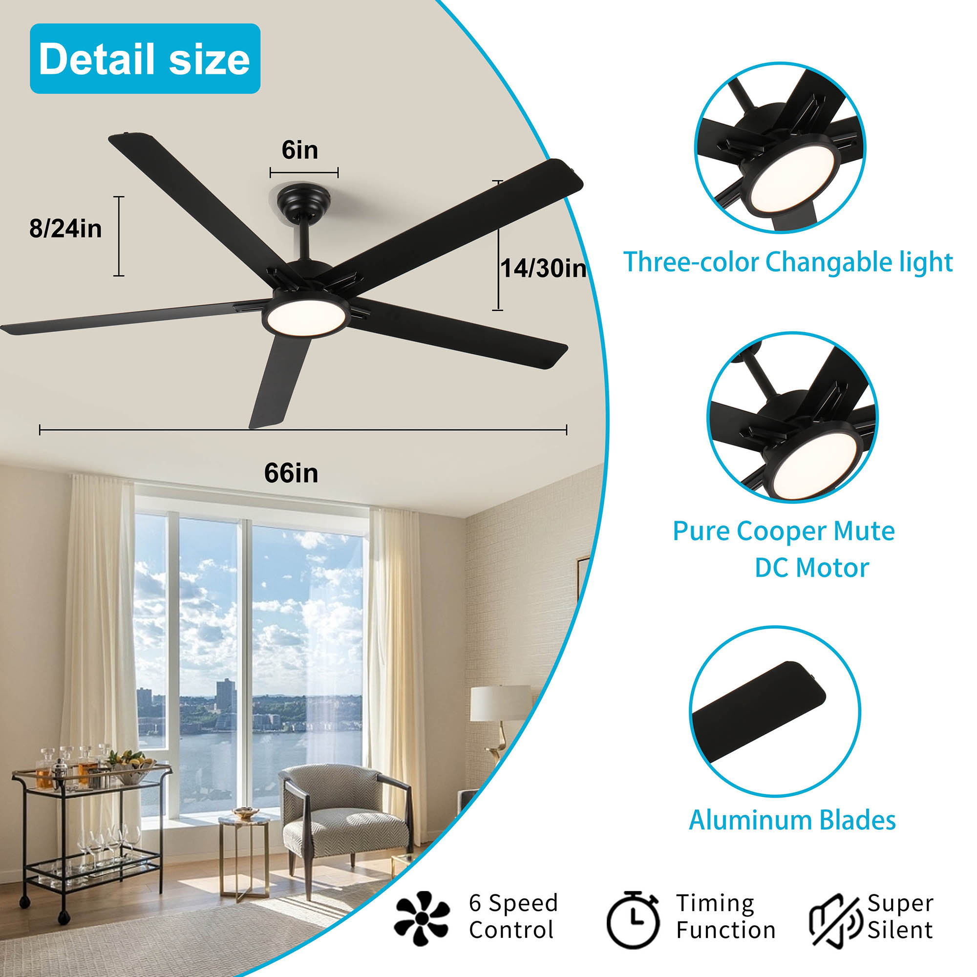 SINOFURN SYA650028SL Ceiling-Fans - View #6