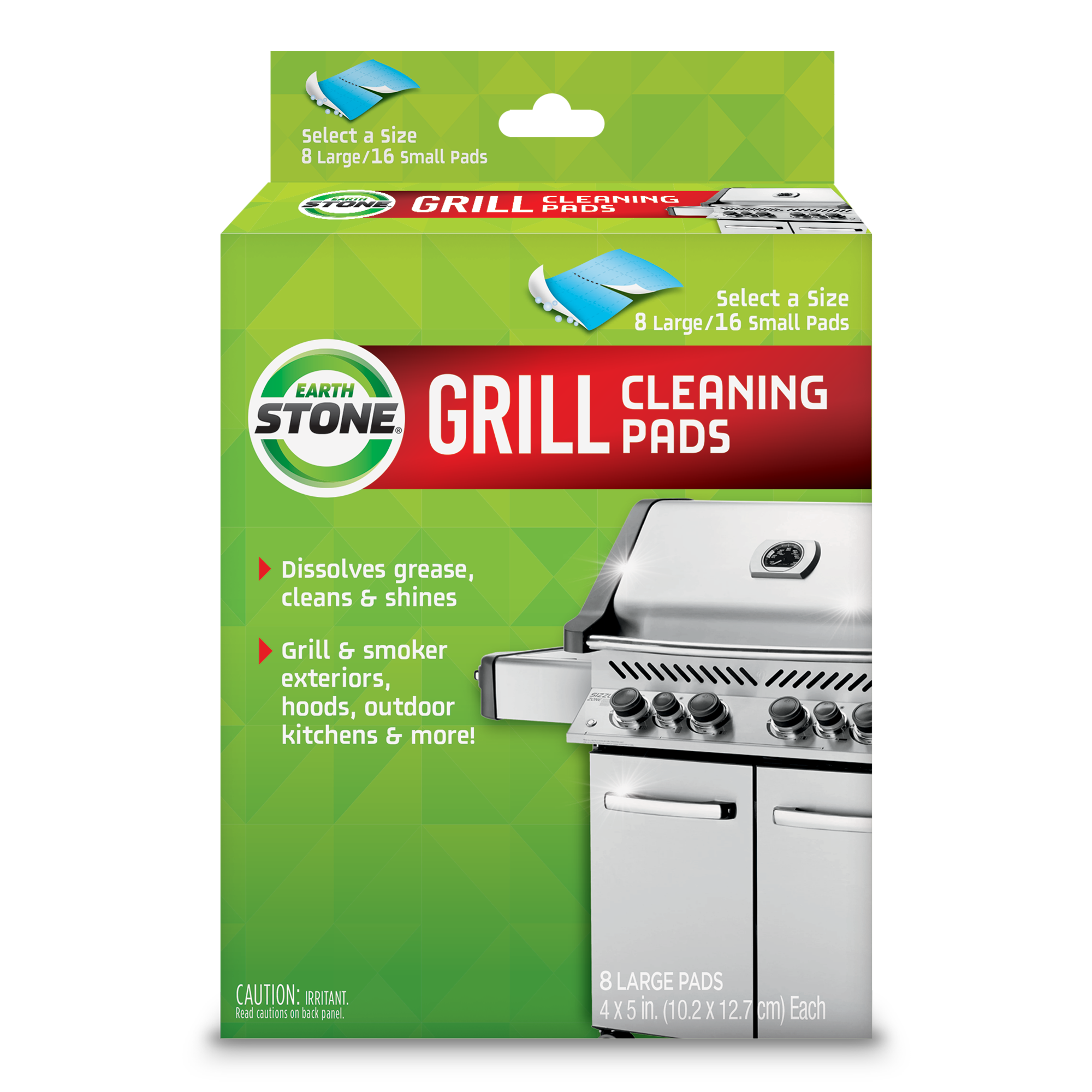 EarthStone 750GP608 8 Piece count Grill grate/grid cleaner