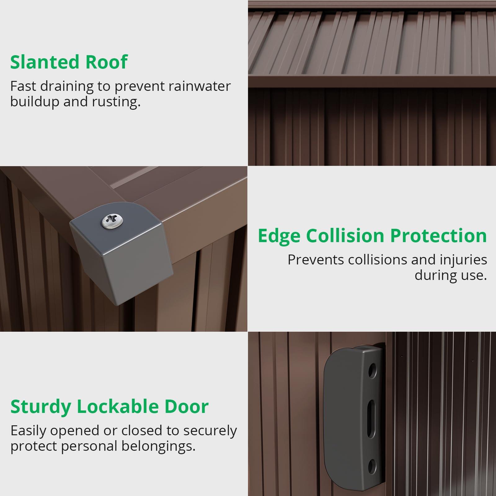 IdealHouse C147WLZLFWNW Metal-Storage-Buildings-Sheds - View #3