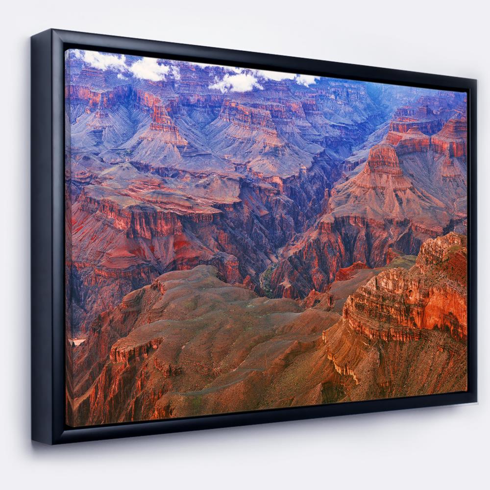 Designart FL11721-62-30-FLB Wood Floater frame 30-Inches H x 62-Inches W Landscape Canvas Print