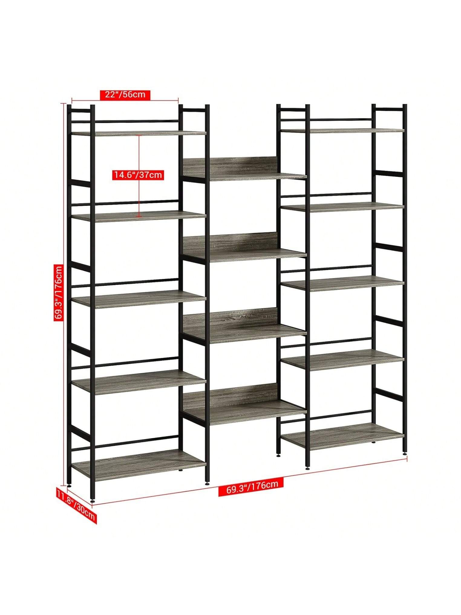 WhizMax BY02-PHO-16DVHB5A bookcases - View #6
