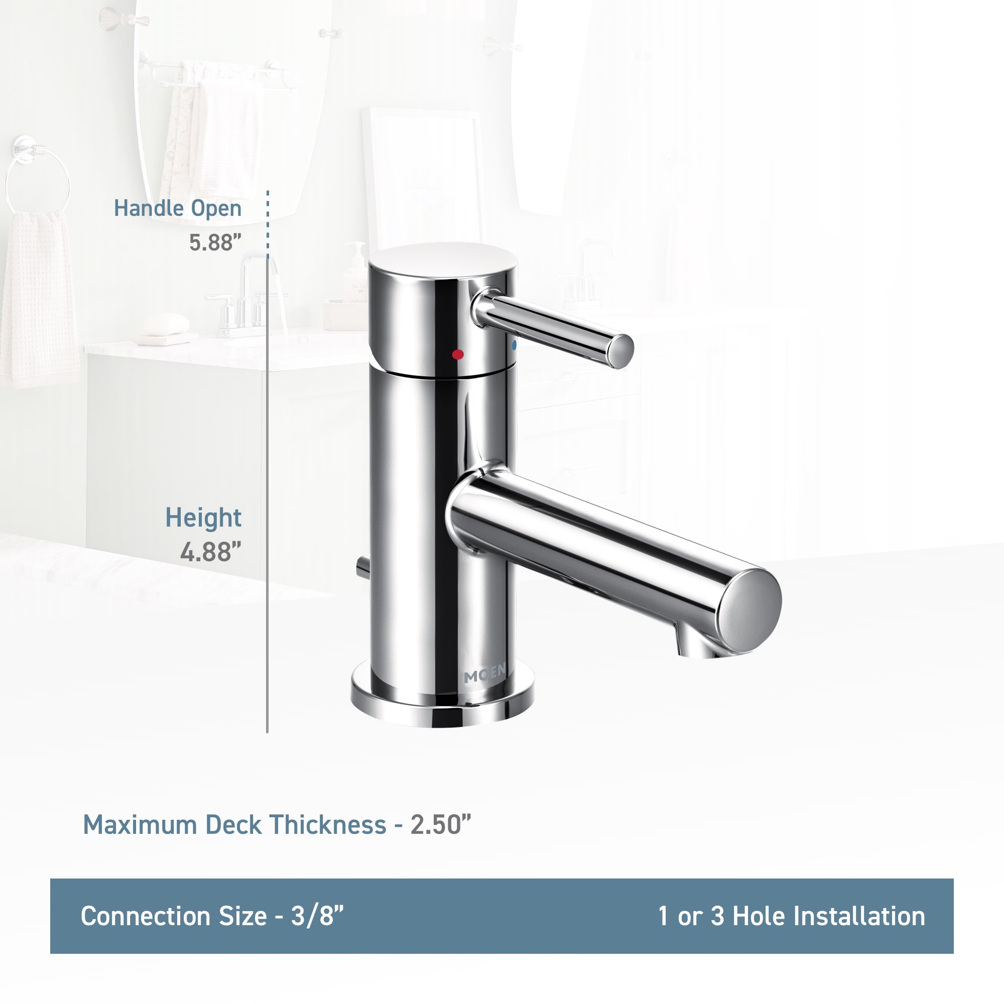Moen 6191BN Lavatory-Faucets - View #2