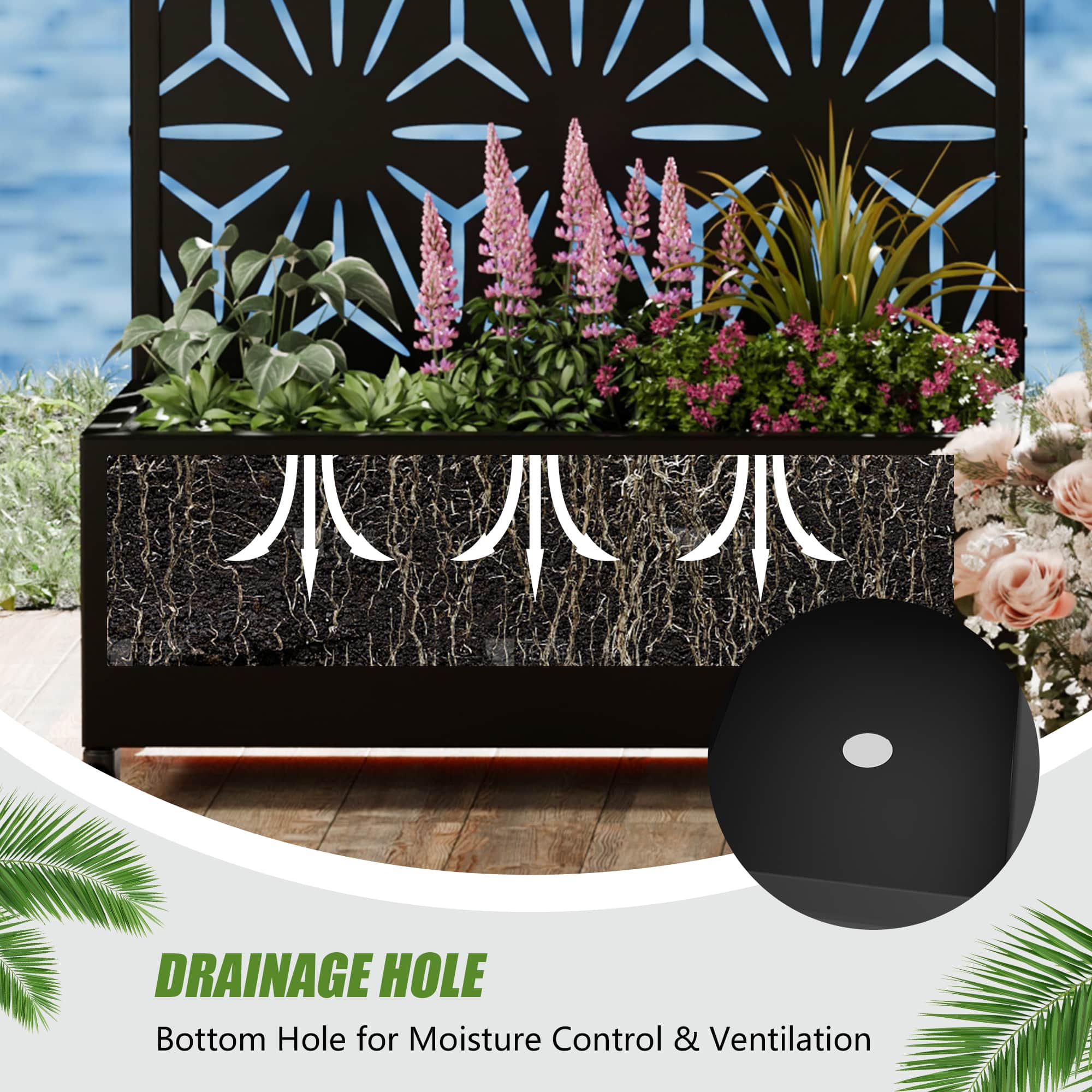 Misty Moon LW0406-SYJZZX-H62 Planter-Window-Box - View #3