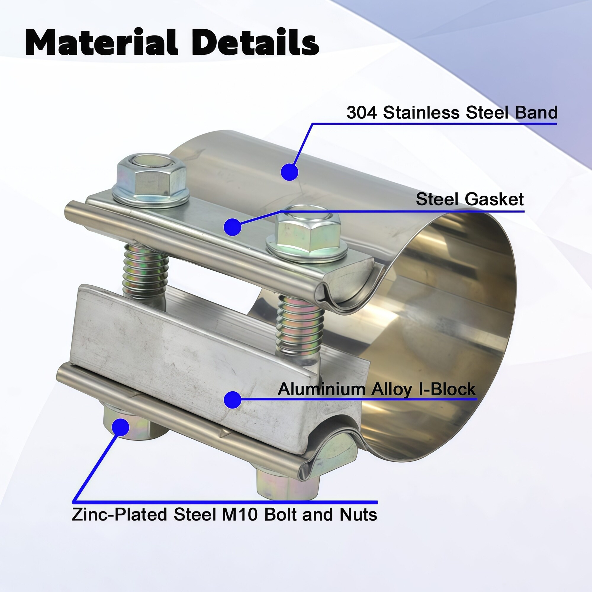 Numhew NHLYNN17393 Pipe-Support-Clamps - View #3