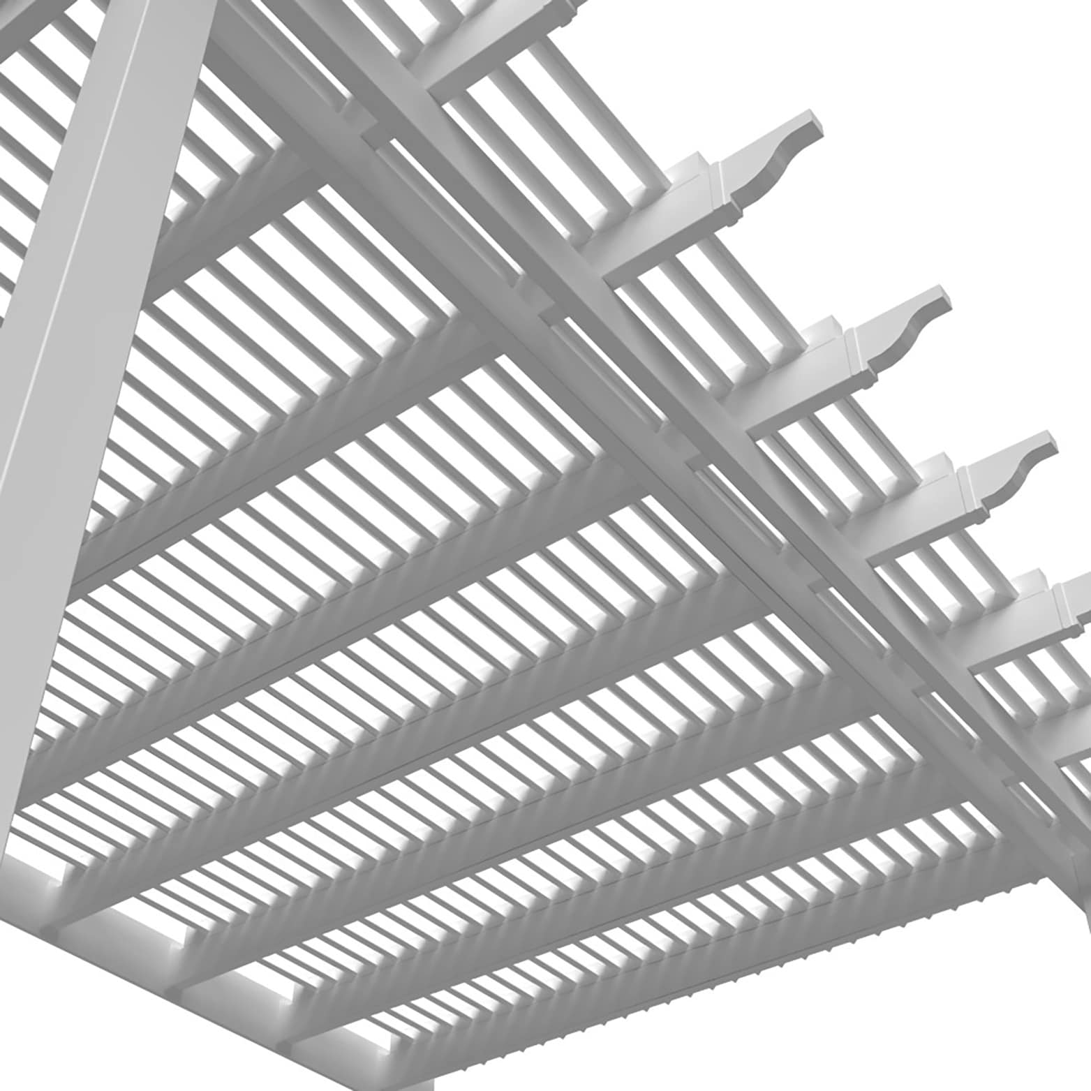 Modern Pergola Kits TRAD12X16A5INCH2023 Pergolas-2 - View #4