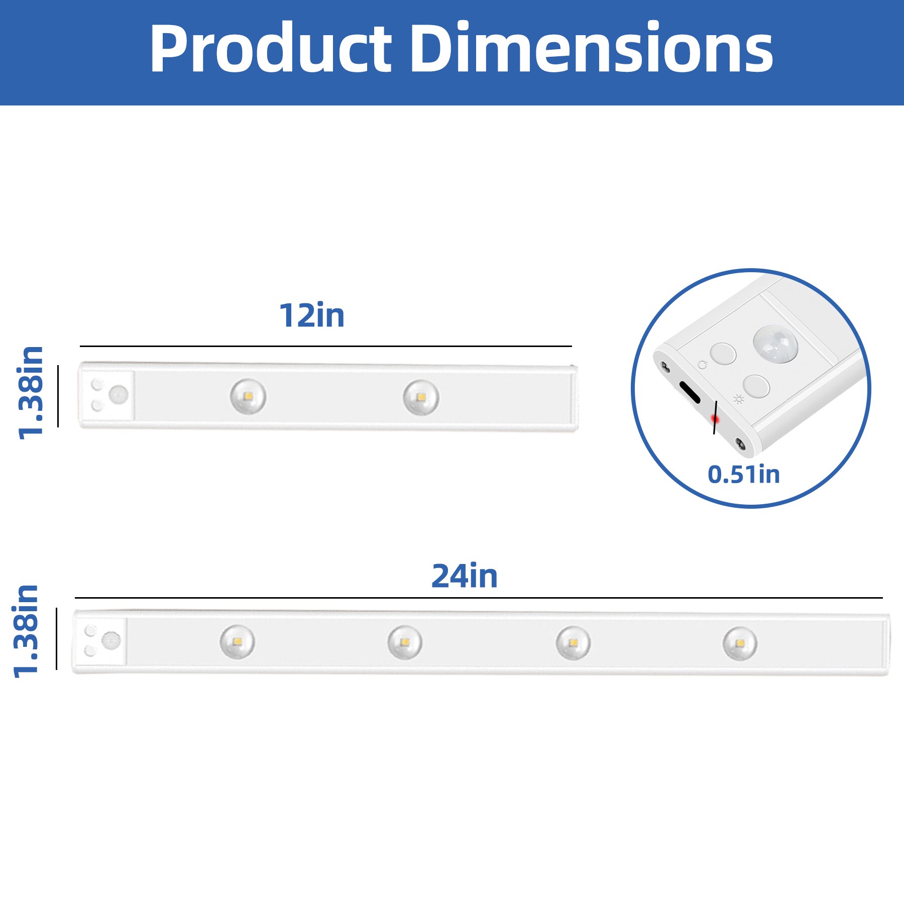 Honbei 30CM-CGD-4PACK Led-Cabinet-Lighting - View #7