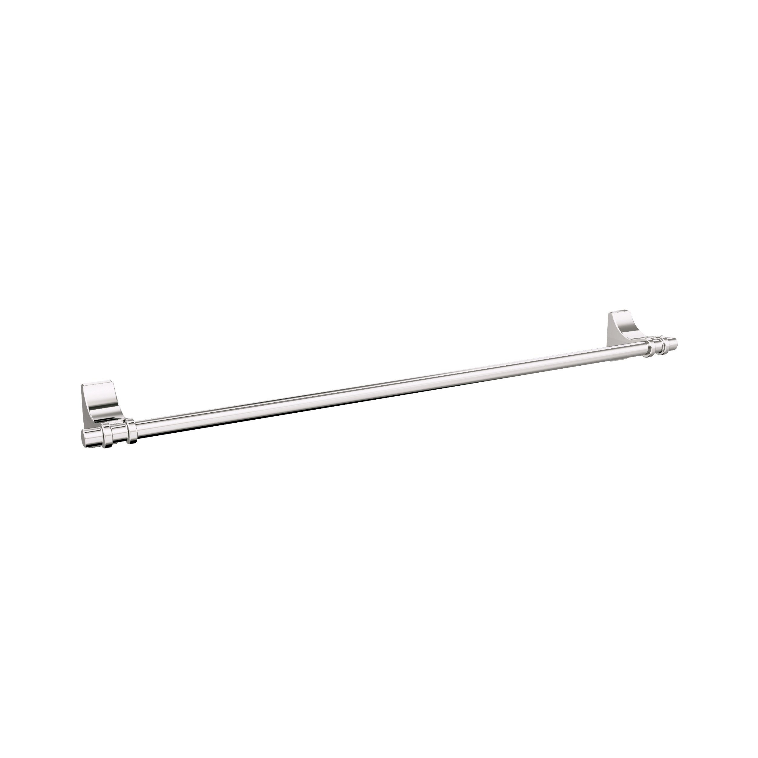 Amerock BH36054PN Davenport 24-in Polished Nickel Wall mount Single Towel Bar