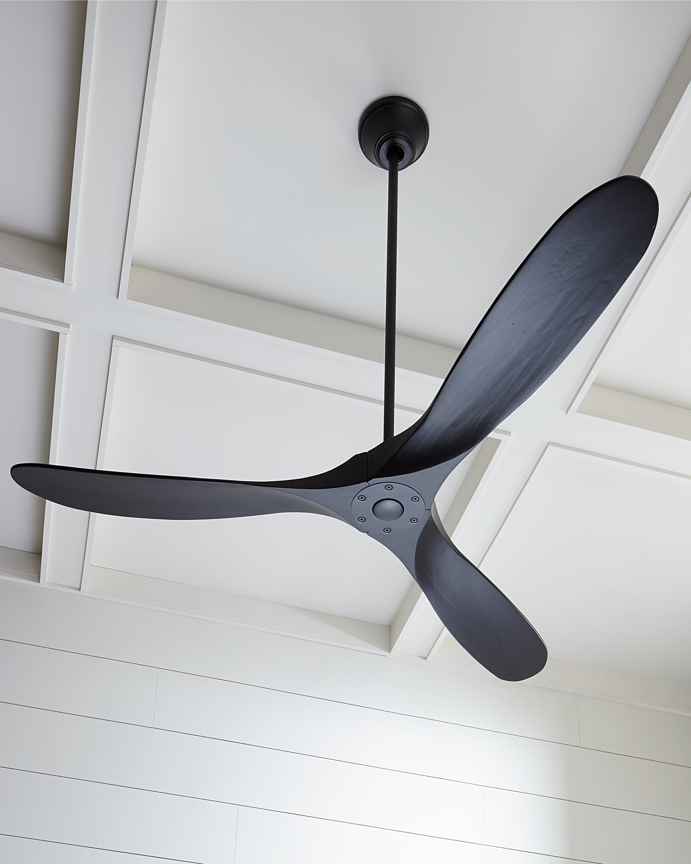 Generation Lighting Maverick 60 In Matte Black Indoor Outdoor Propeller