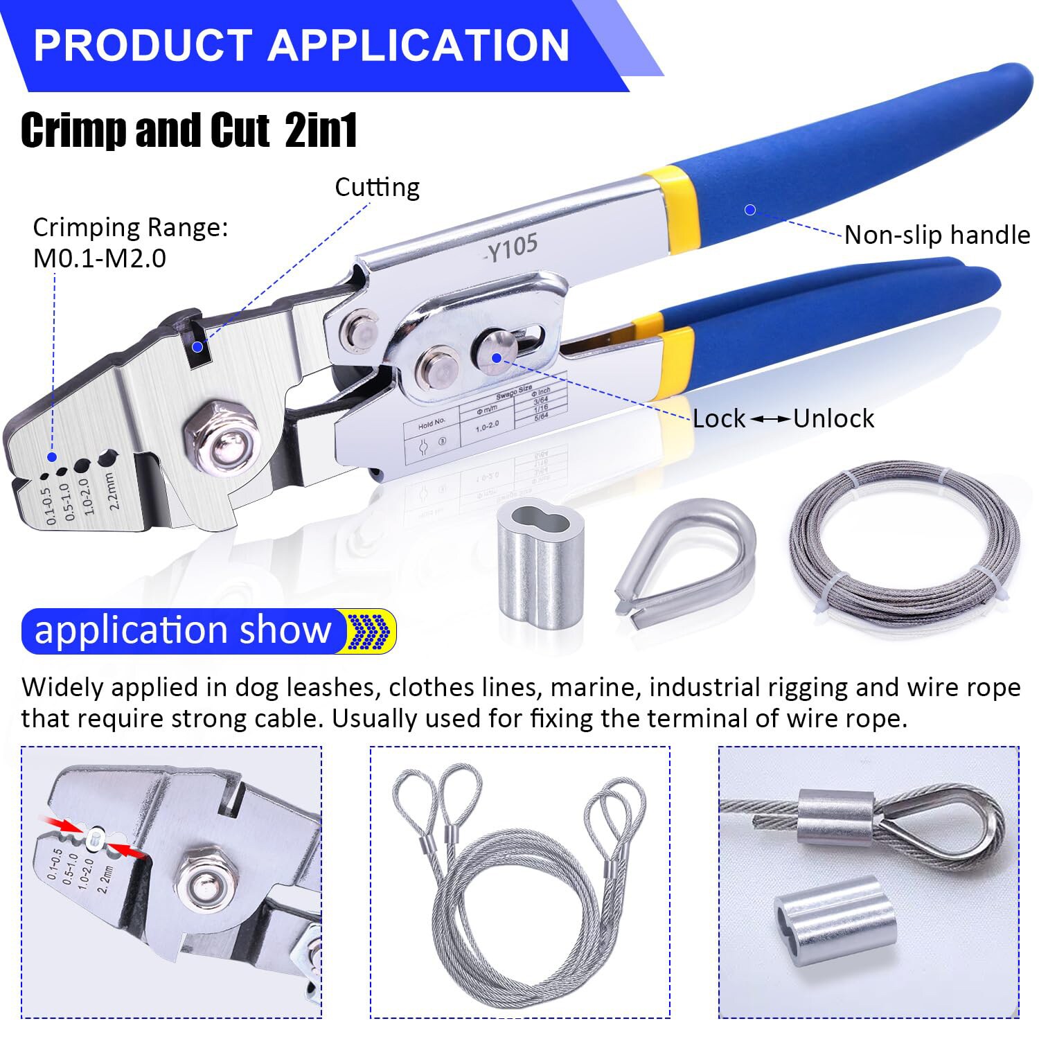 Etokfoks LETSIXWR8 Wire-Strippers-Crimpers-Cutters - View #5