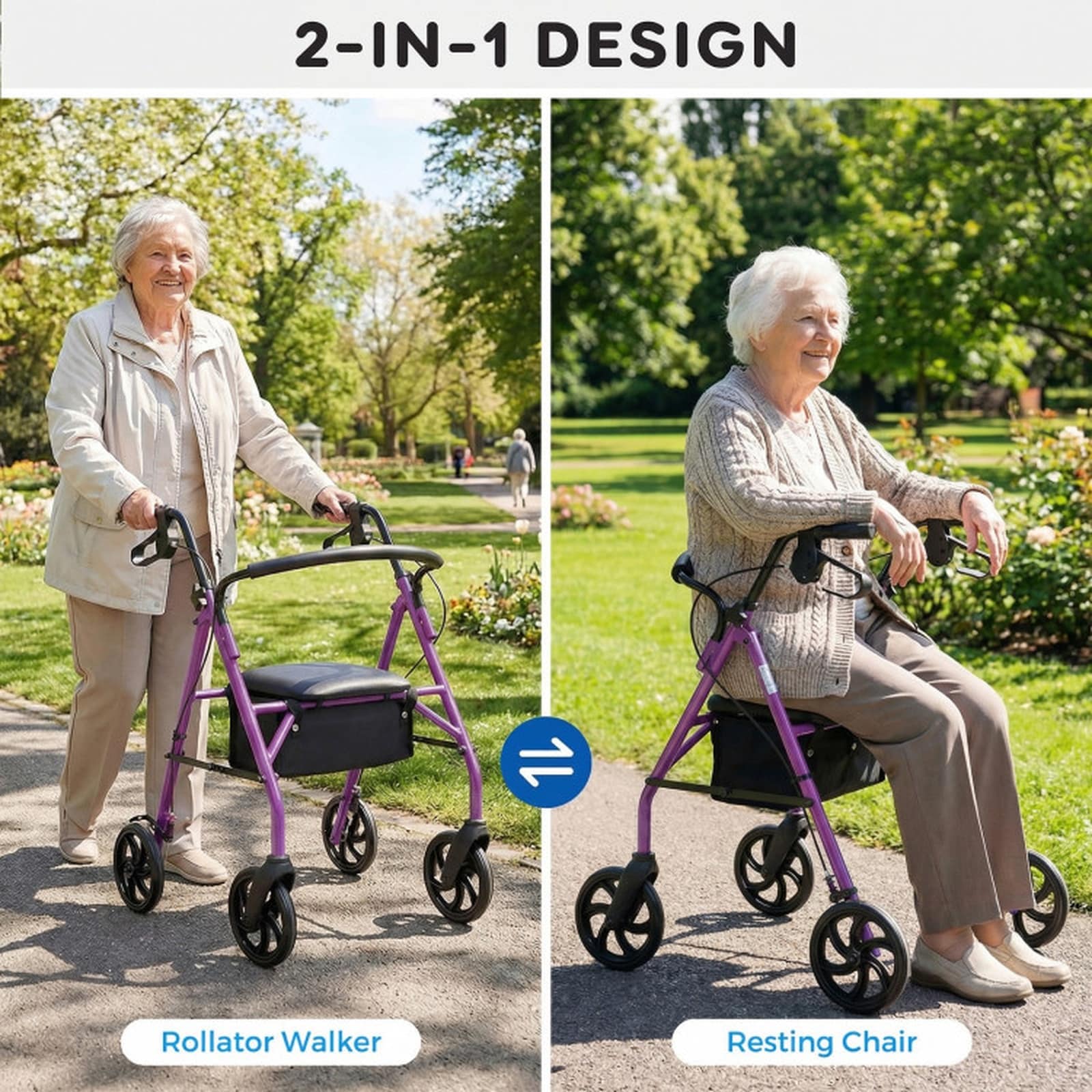 SUGIFT LW102SUGHY3415 Walkers-Wheelchairs-Rollators - View #2