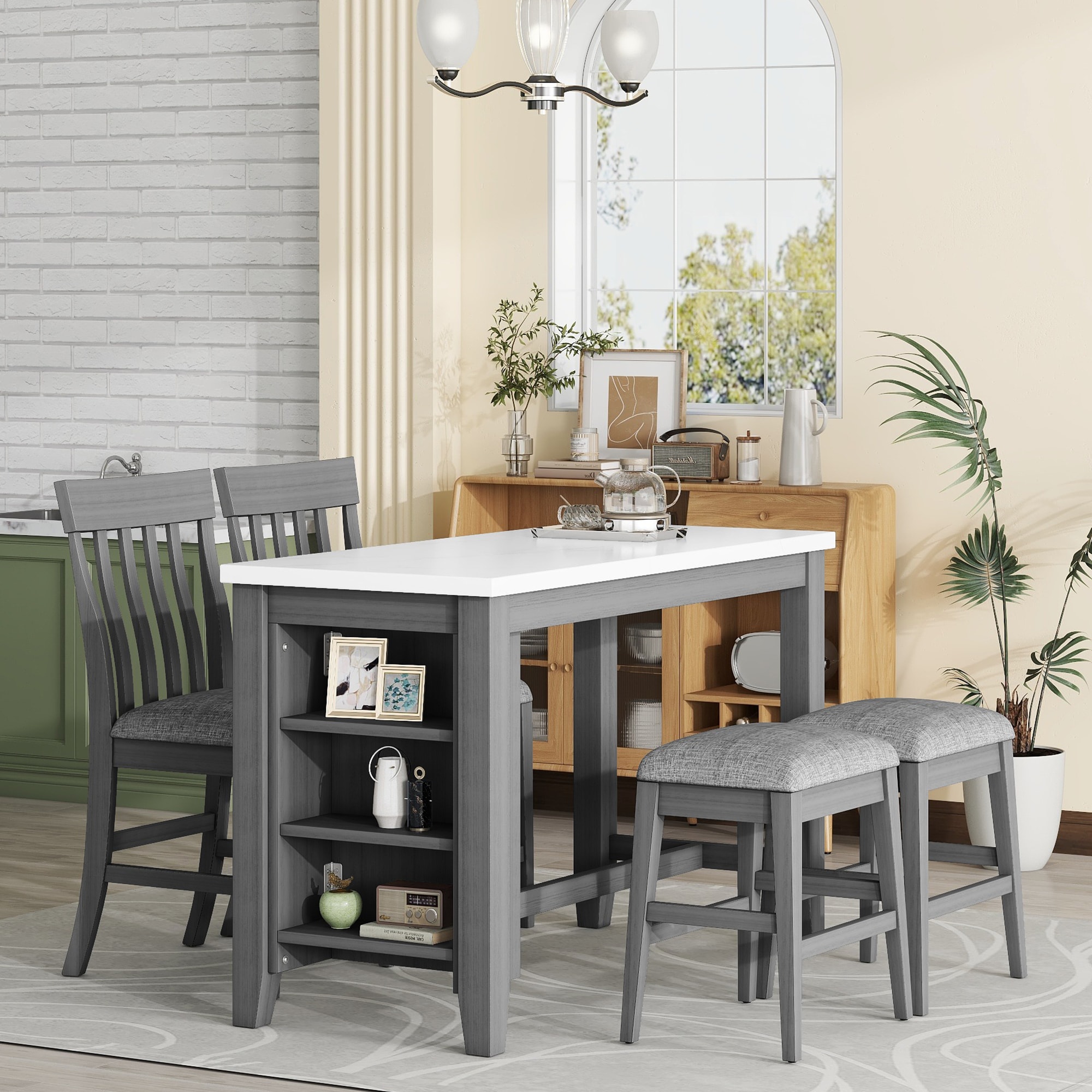 SINOFURN SYA330041WT Dining-Sets - View #2
