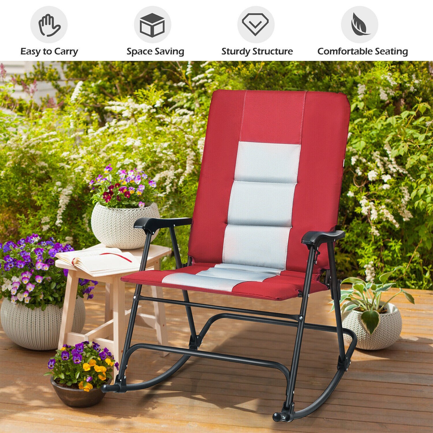 Forclover HYFE-70500RE Patio-Chairs - View #2