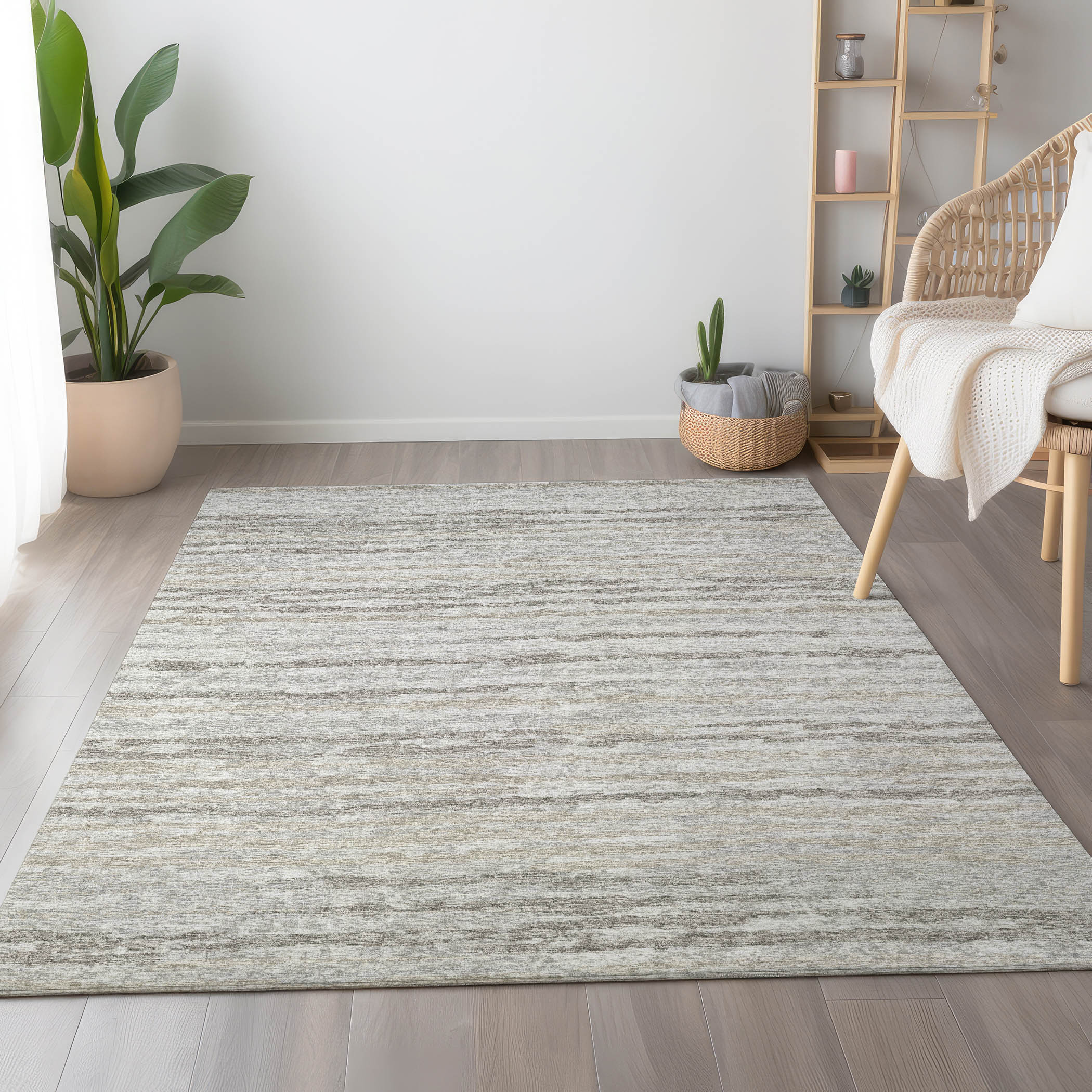 Addison Rugs AMF75BA8X10 Mayfield AMF75BA 8 x 10 (ft) Loomed Polyester Baja Rectangular Indoor Abstract Machine washable Area rug