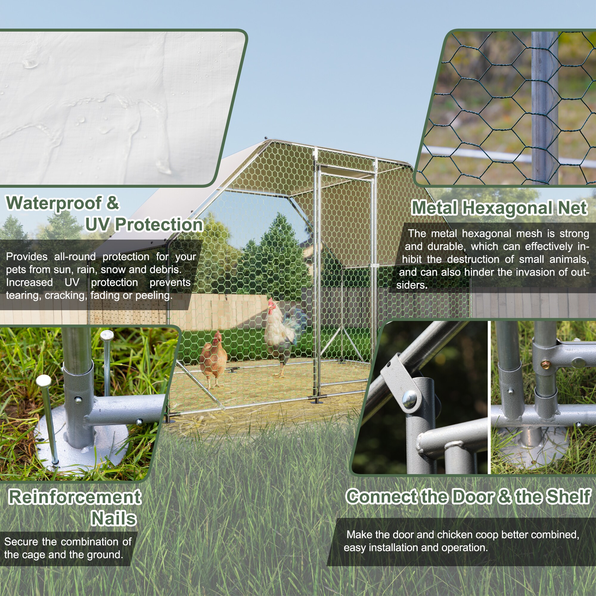 GDFStudio 329399 Chicken-Coops-Rabbit-Hutches - View #3