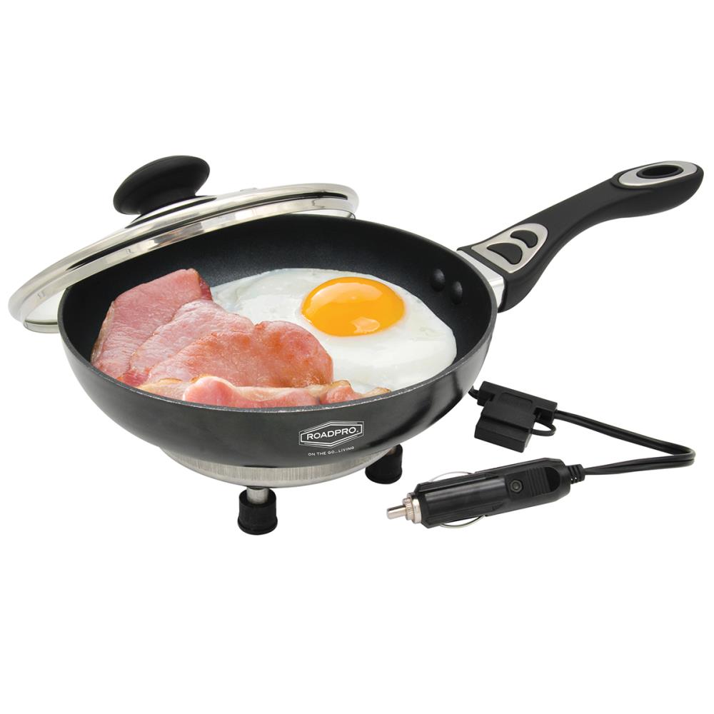 RoadPro 12 Volt Portable Electric Cooking Frying Pan with Non-Stick  Surfaces, 1 Piece - Fred Meyer