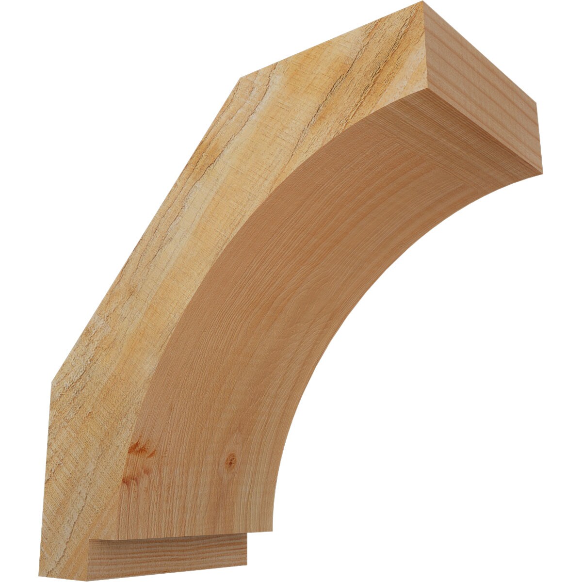 Ekena Millwork BRC06X12X12IMP00RDF 6-in x 12-in x 12-in Douglas Fir Wood Imperial Rough Sawn Knee Brace