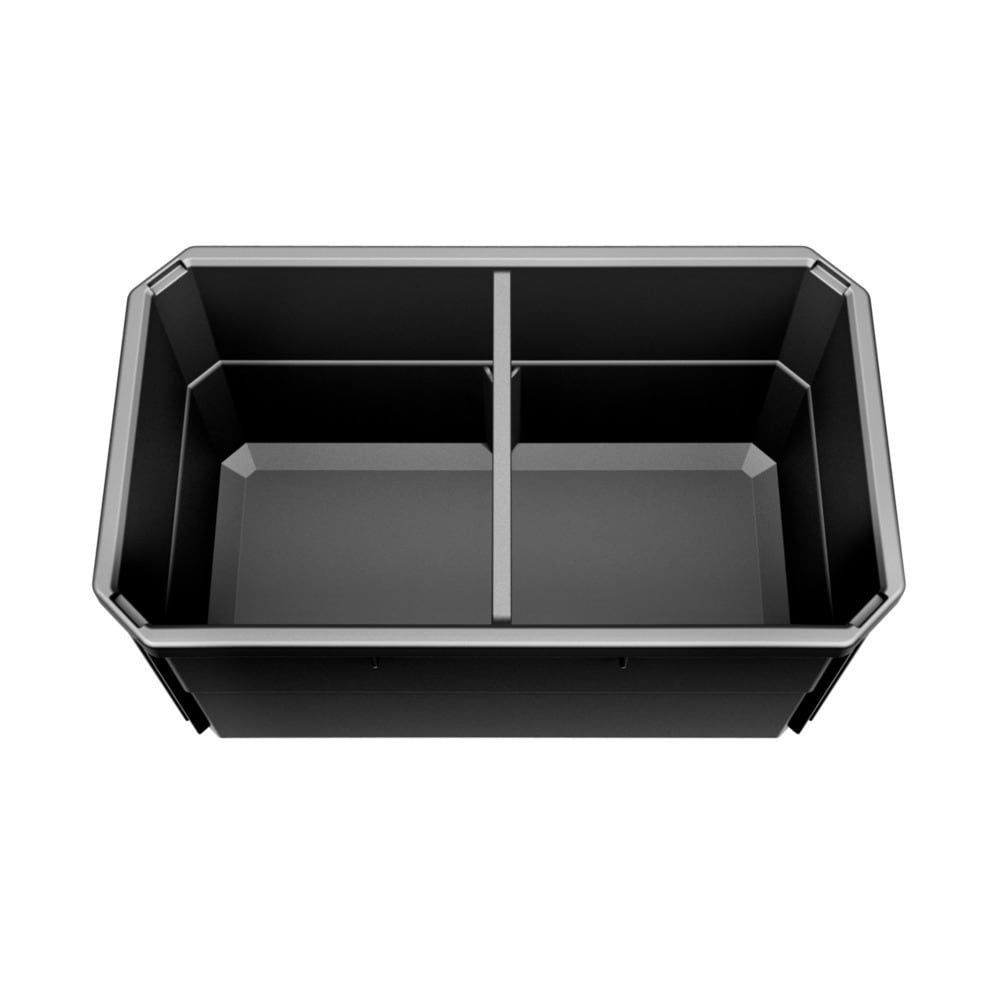 FLEX STACK PACK Medium Organizer Box 11-in Gray Metal Lockable