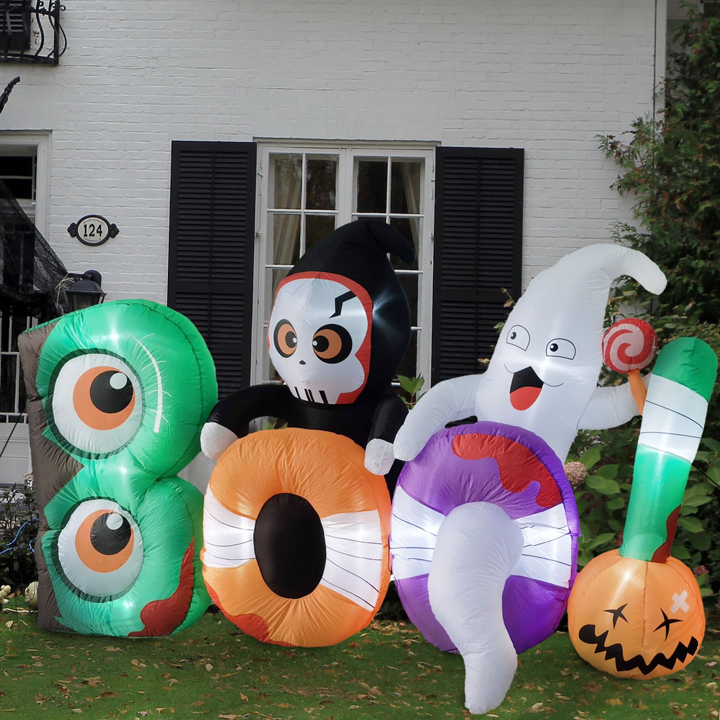 Haunted Hill Farm HIBOOSGN081-L Outdoor-Halloween-Decor - View #3