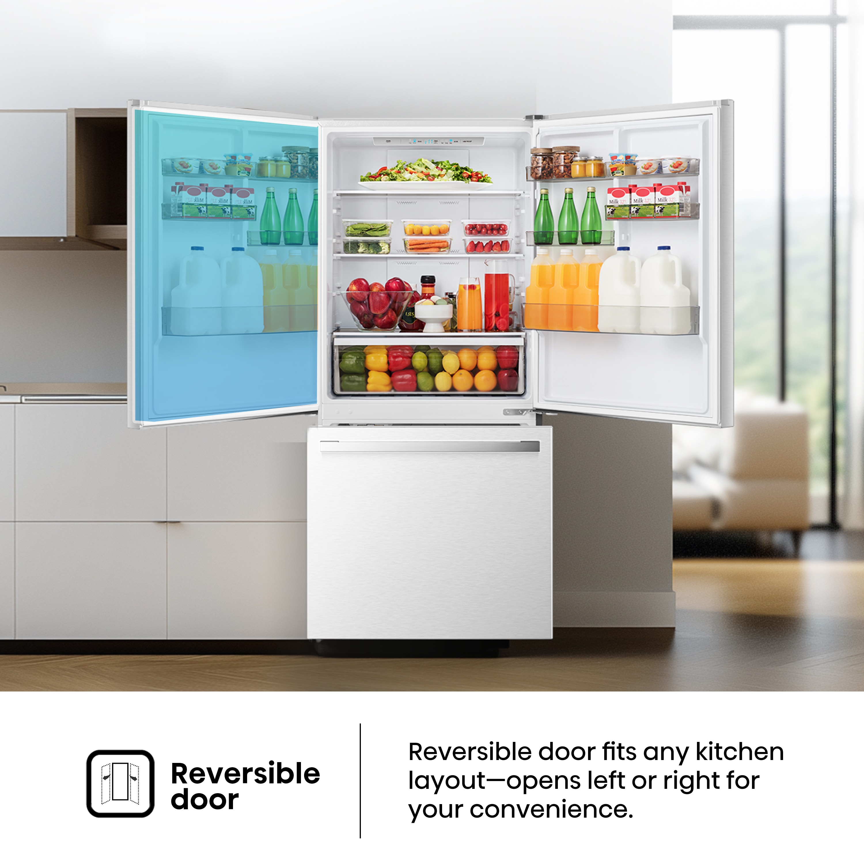 Hisense HRB171N6AWE Bottom-Freezer-Refrigerators - View #17