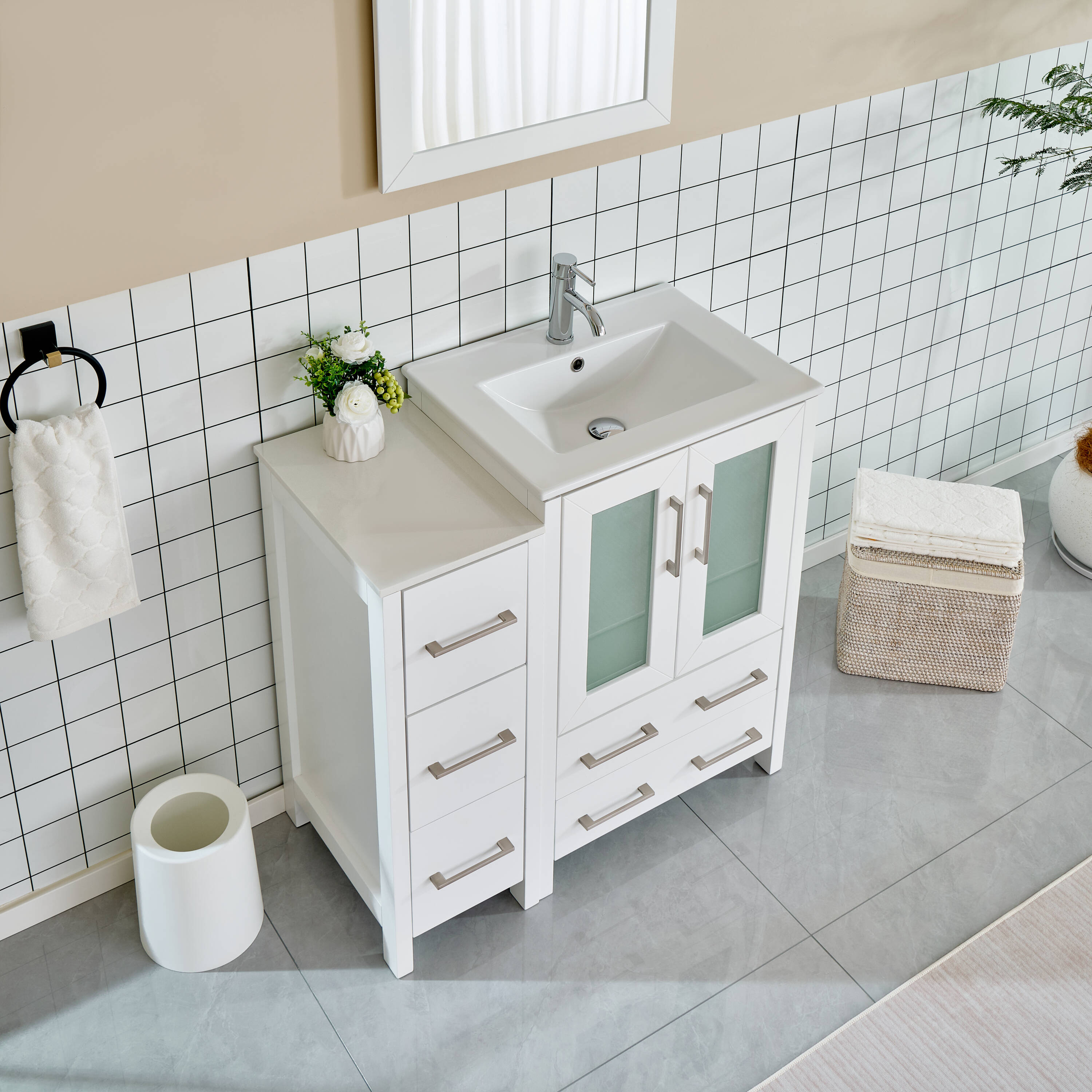 Vanity Art VA3024-36W Bath-Vanity-Combo - View #3