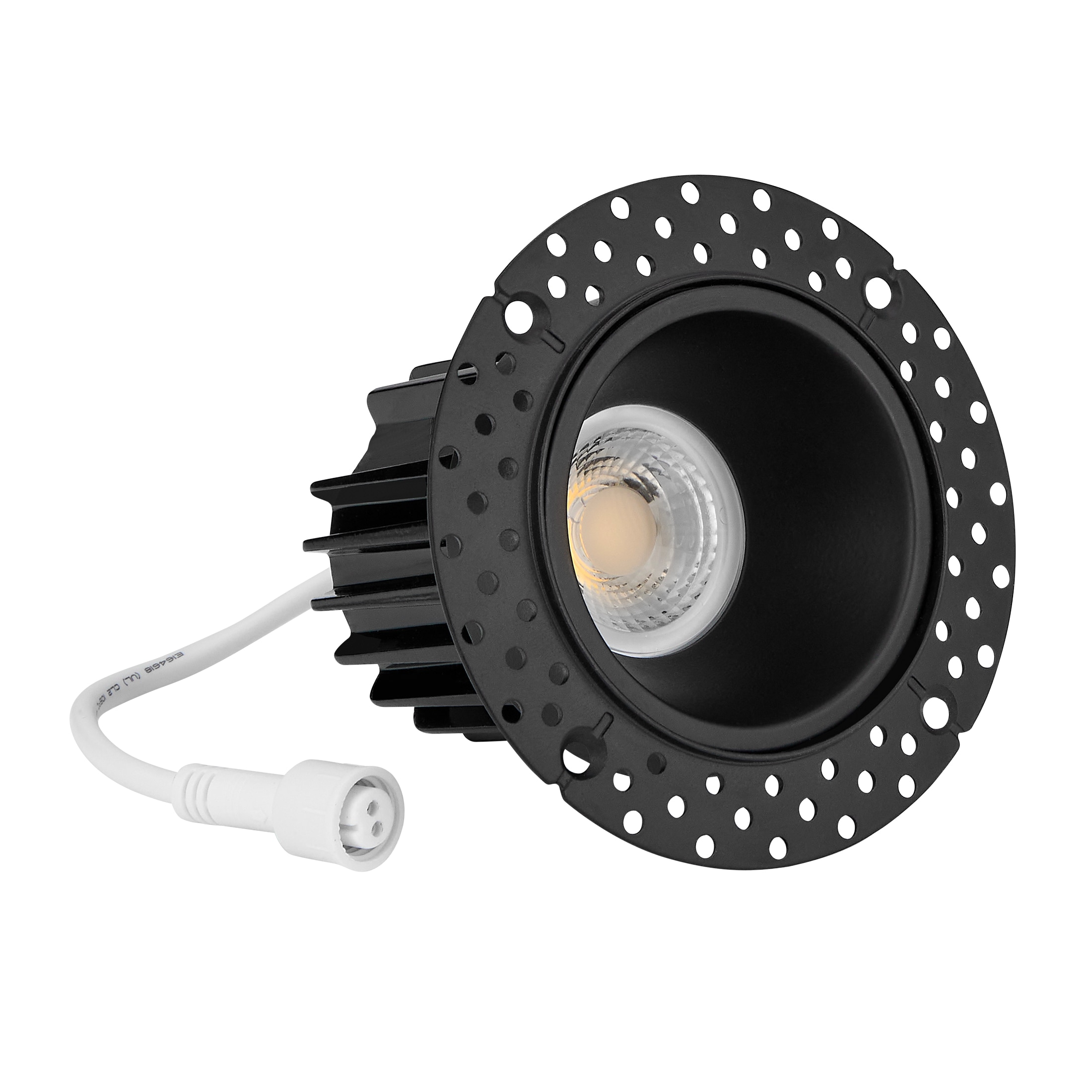2-Inch Black Aluminum Trimless Recessed LED Downlight