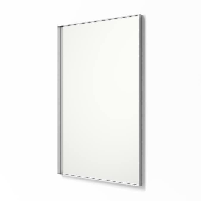 Silver Rectangular Bathroom Mirror, Silver Bathroom Mirrors