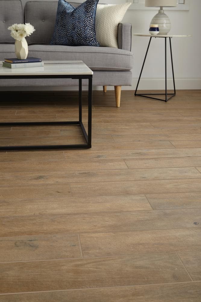 American Olean Pike Wood Brown 6-in x 36-in Glazed Porcelain Wood Look  Floor and Wall Tile (1.45-sq. ft/ Piece) in the Tile department at