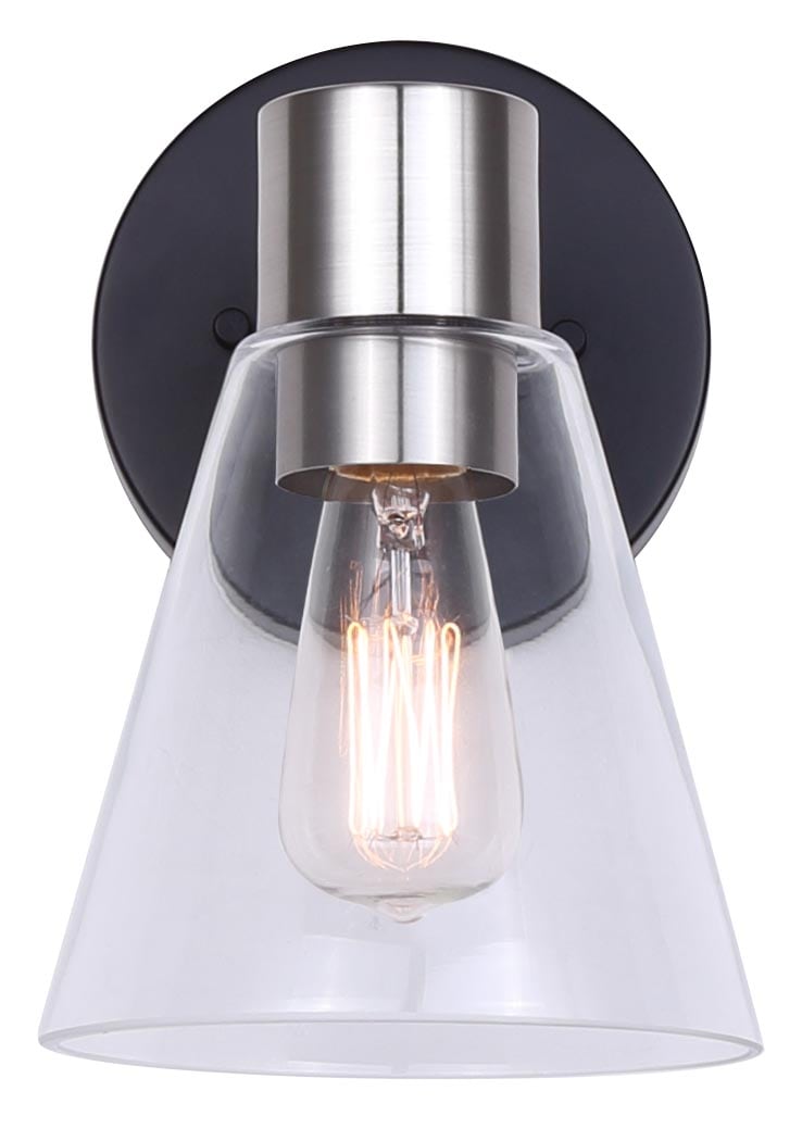 Canarm IVL1127A01BKN Davina 5.5-in 1 -Light Multiple finishes Multiple colors Transitional Vanity light
