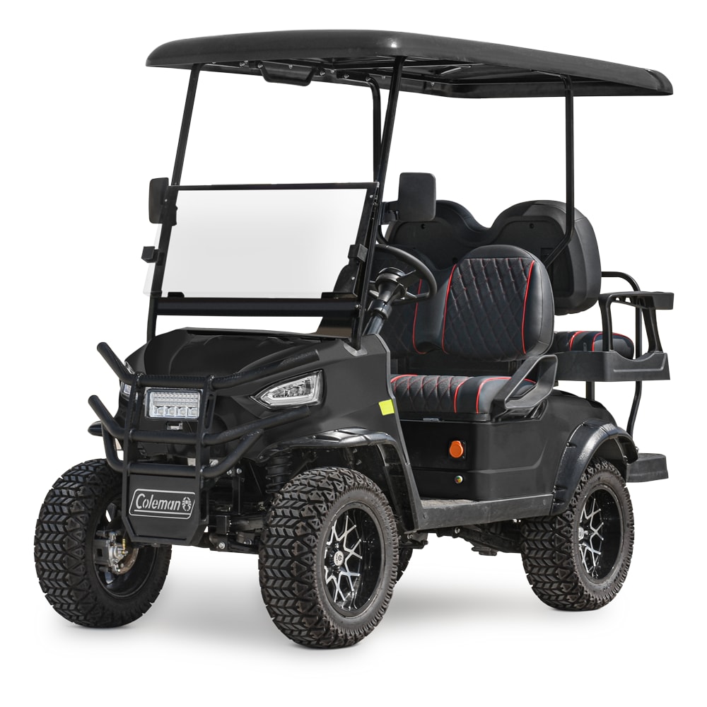 Coleman Powersports Coleman Black Electric Golf Cart in the UTVs & Golf  Carts department at Lowes.com