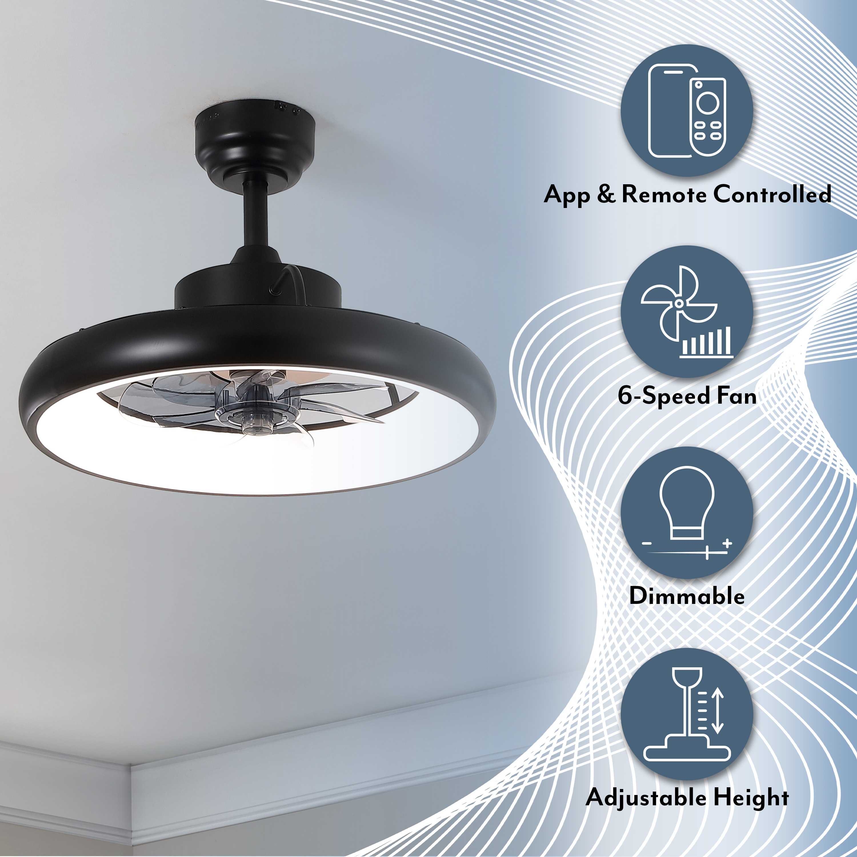 OVAL AIR AIR8002B Ceiling-Fans - View #3