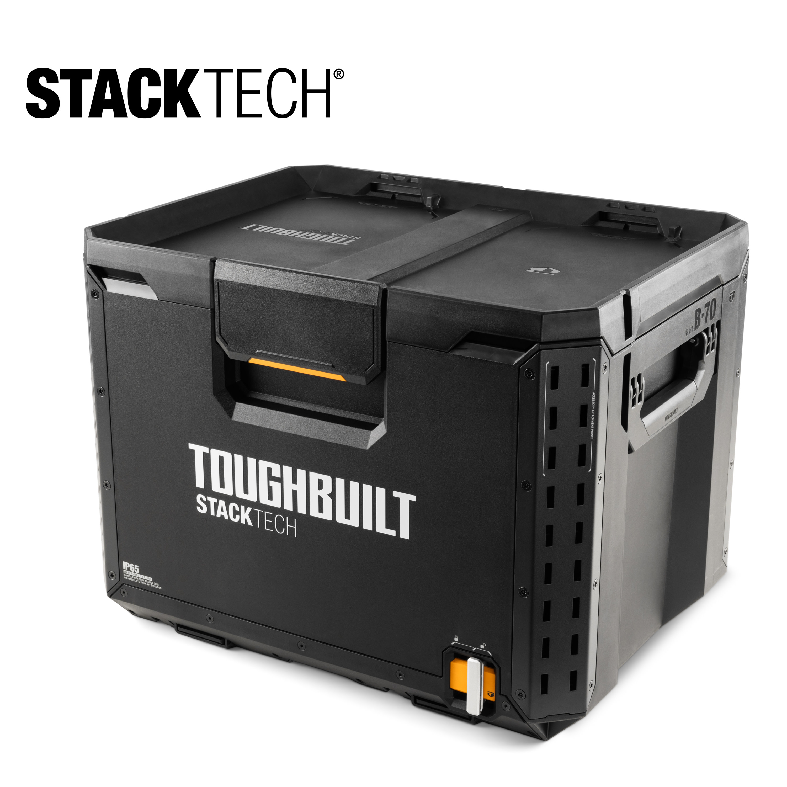 TOUGHBUILT TB-B1-B-70 STACKTECH XL 21-in W x 15.6-in H x 16-in D Plastic/Metal Tool Box