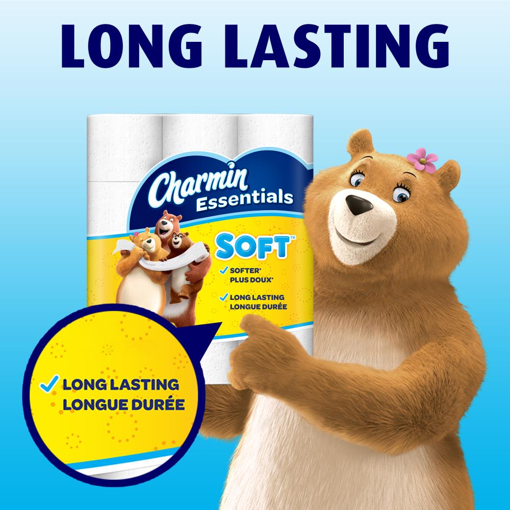 Charmin Essentials Strong 24-Pack 1-ply Toilet Paper at Lowes.com