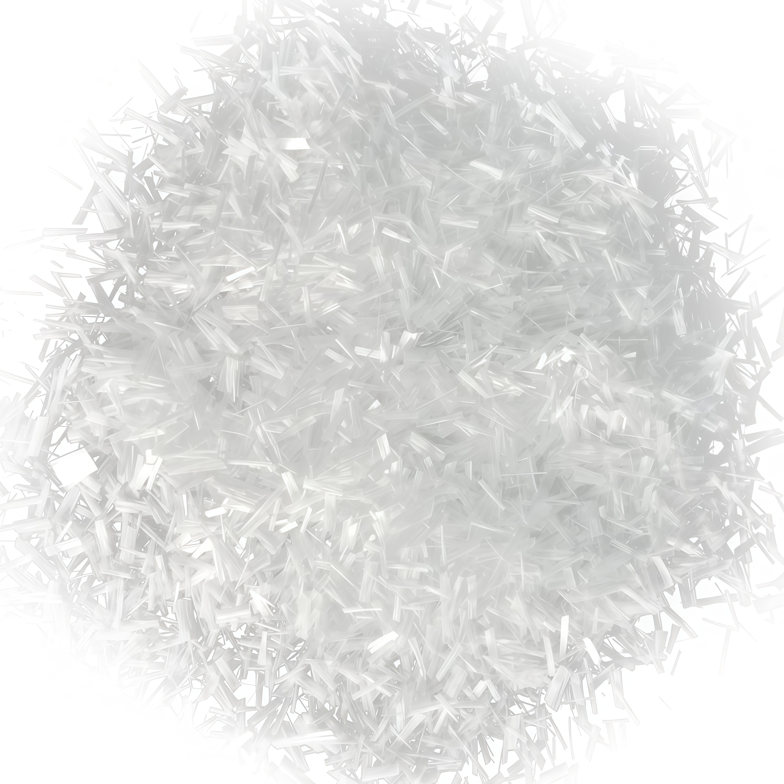 Numhew - 6mm Dia 1lb Anti-Seepage Anti-Cracking White Fiberglass Reinforcement Mix Rectangular Co...