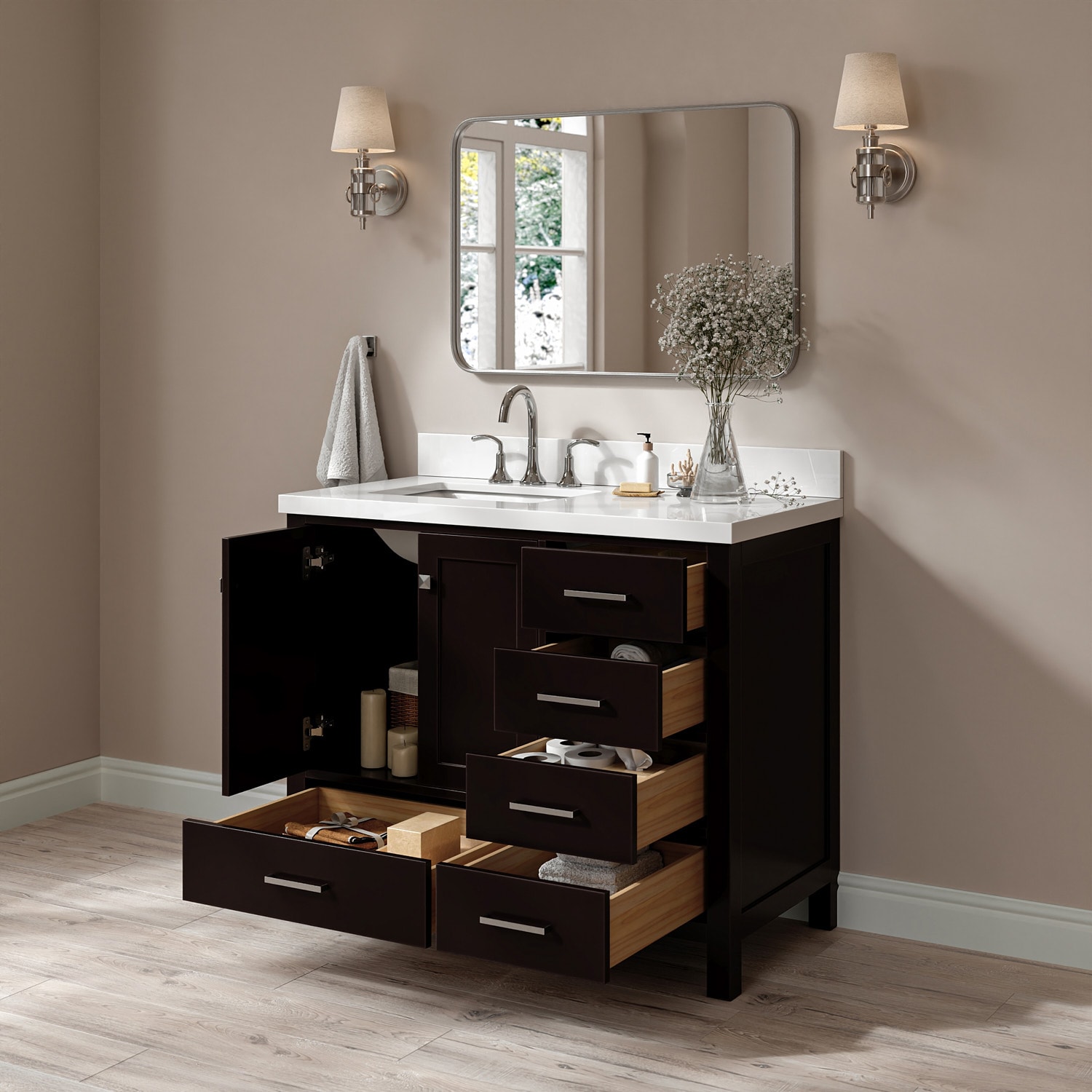 ARIEL A043SLWQRVOESP Bath-Vanity-Combo - View #3