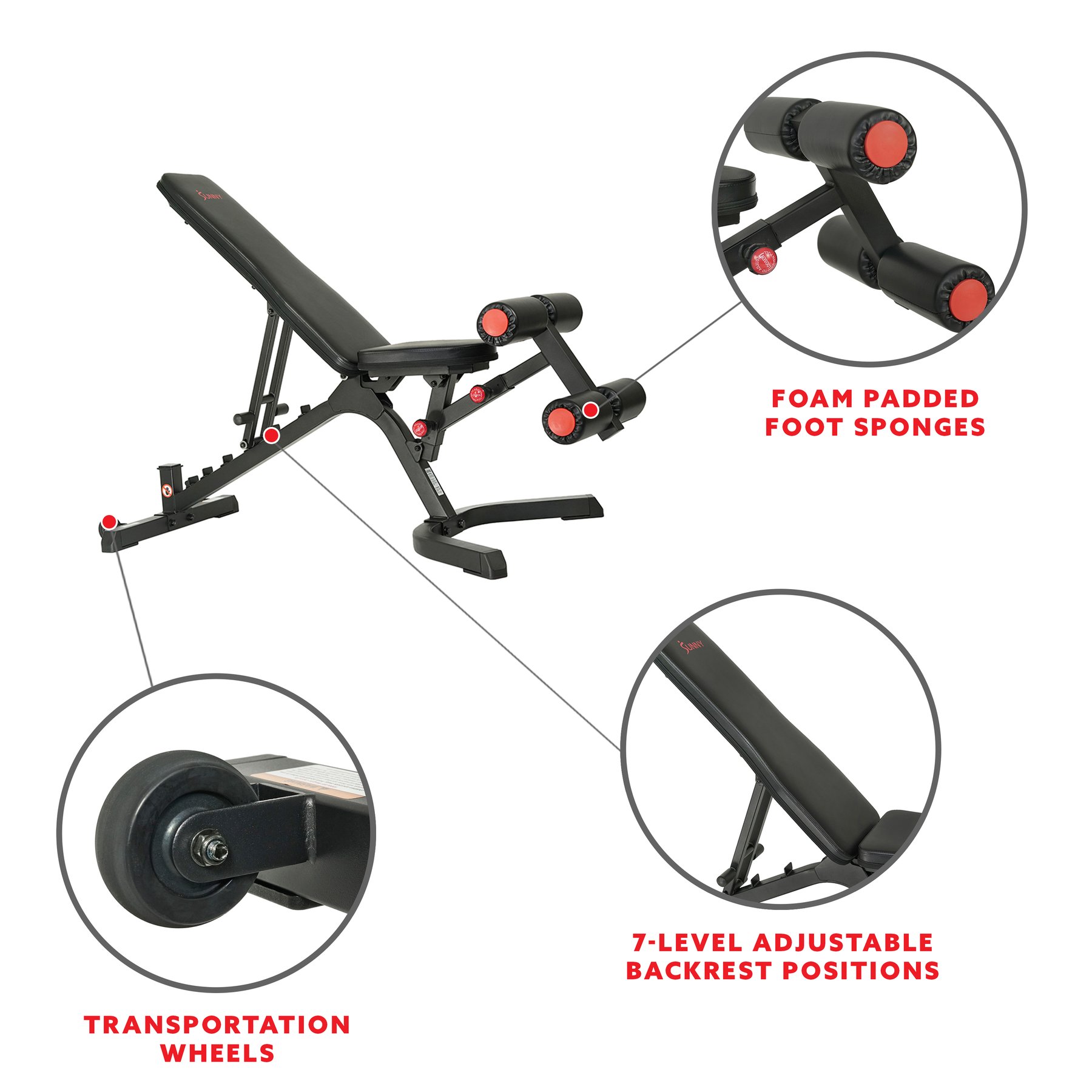 Portable discount weight bench